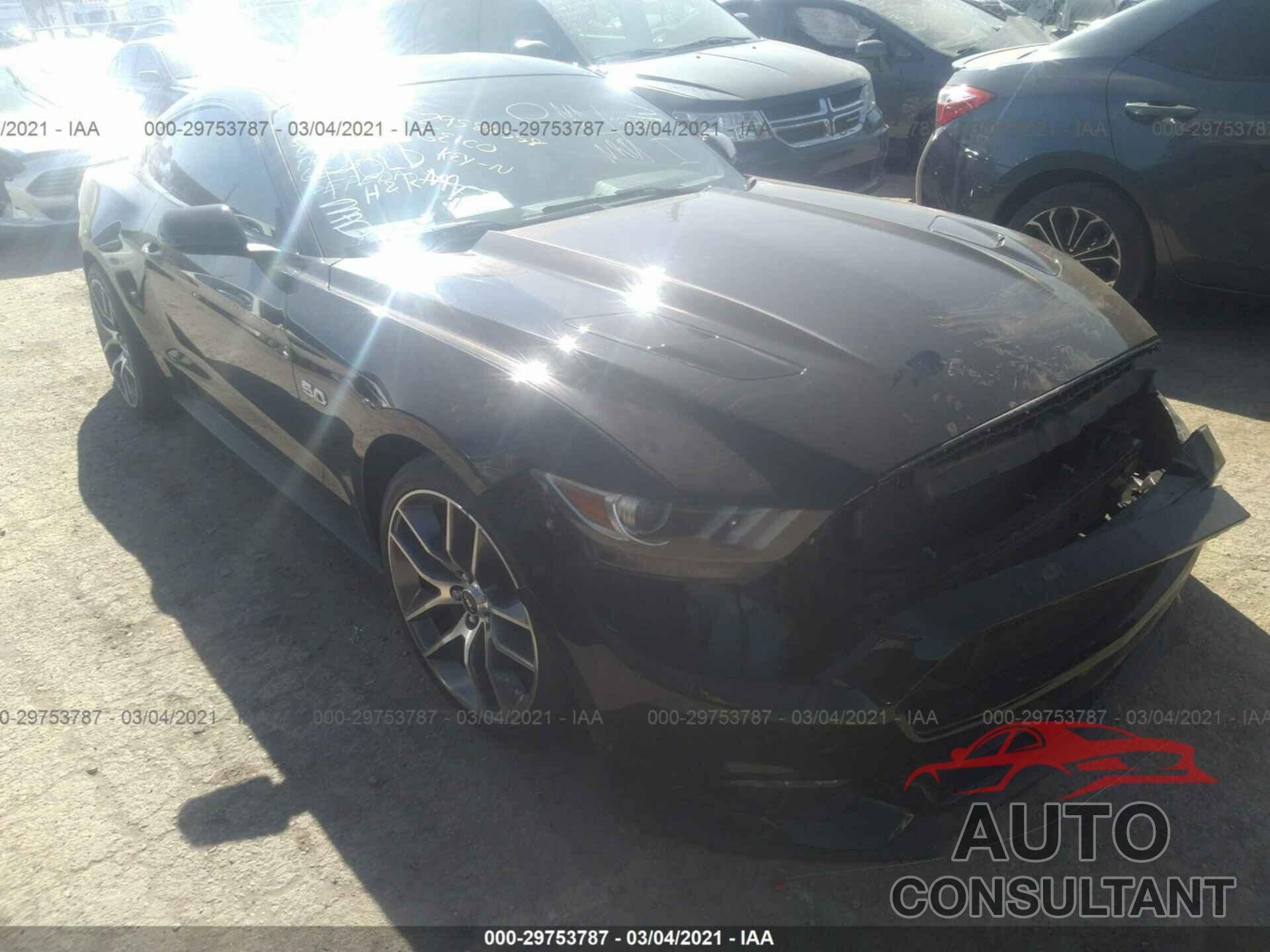FORD MUSTANG 2016 - 1FA6P8CF9G5237870