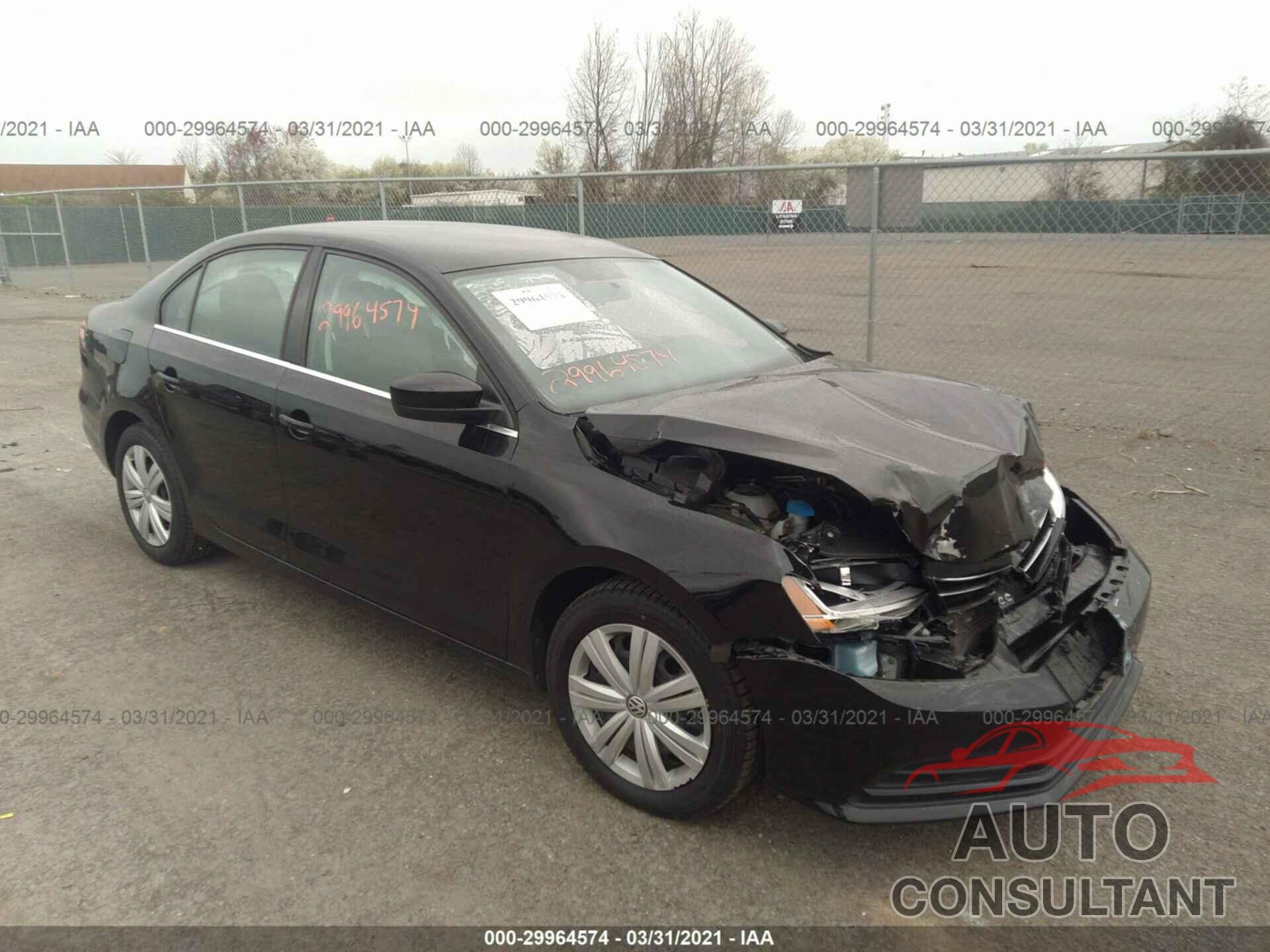 VOLKSWAGEN JETTA 2017 - 3VW2B7AJ9HM214574