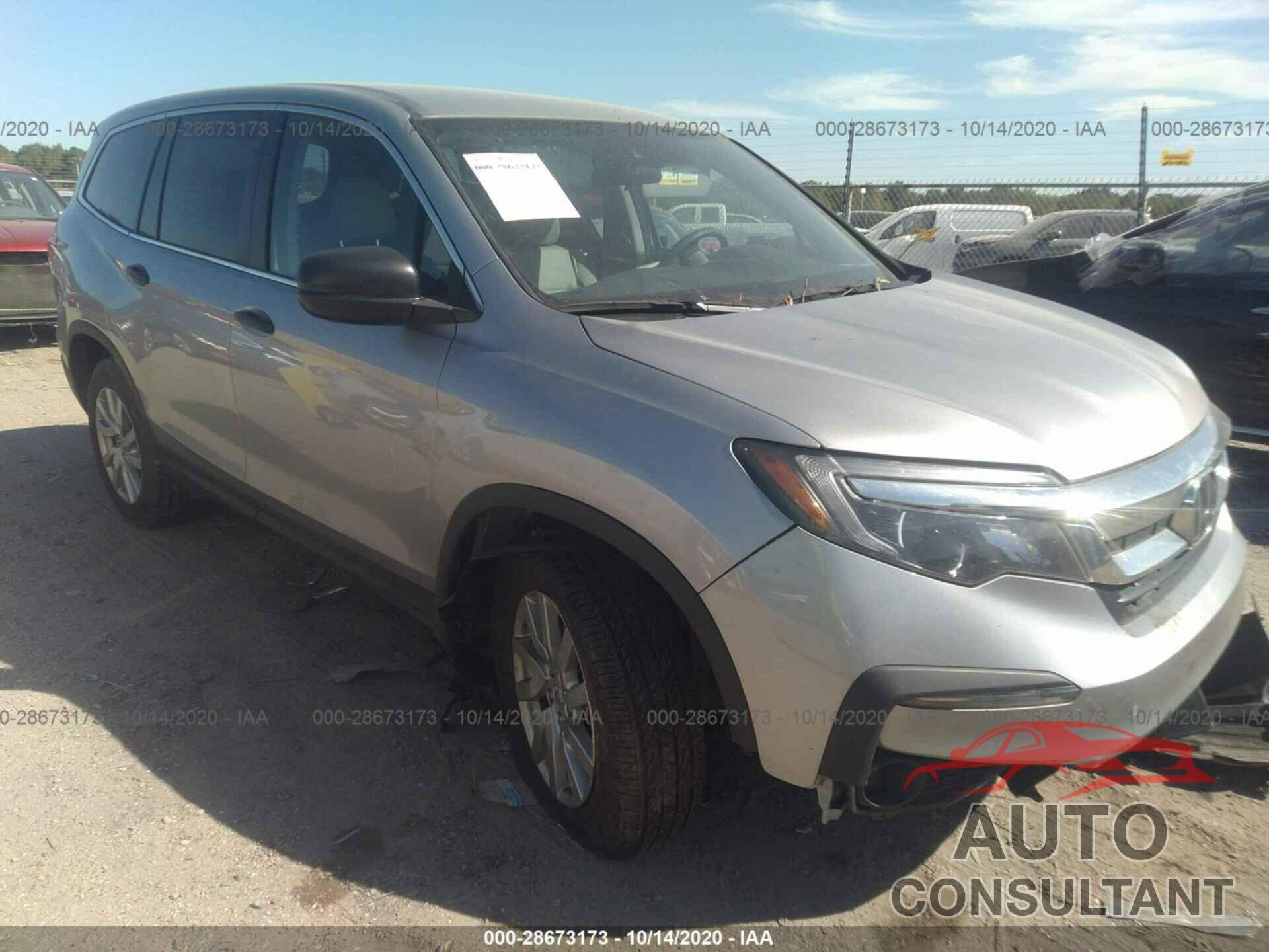 HONDA PILOT 2019 - 5FNYF5H12KB022288