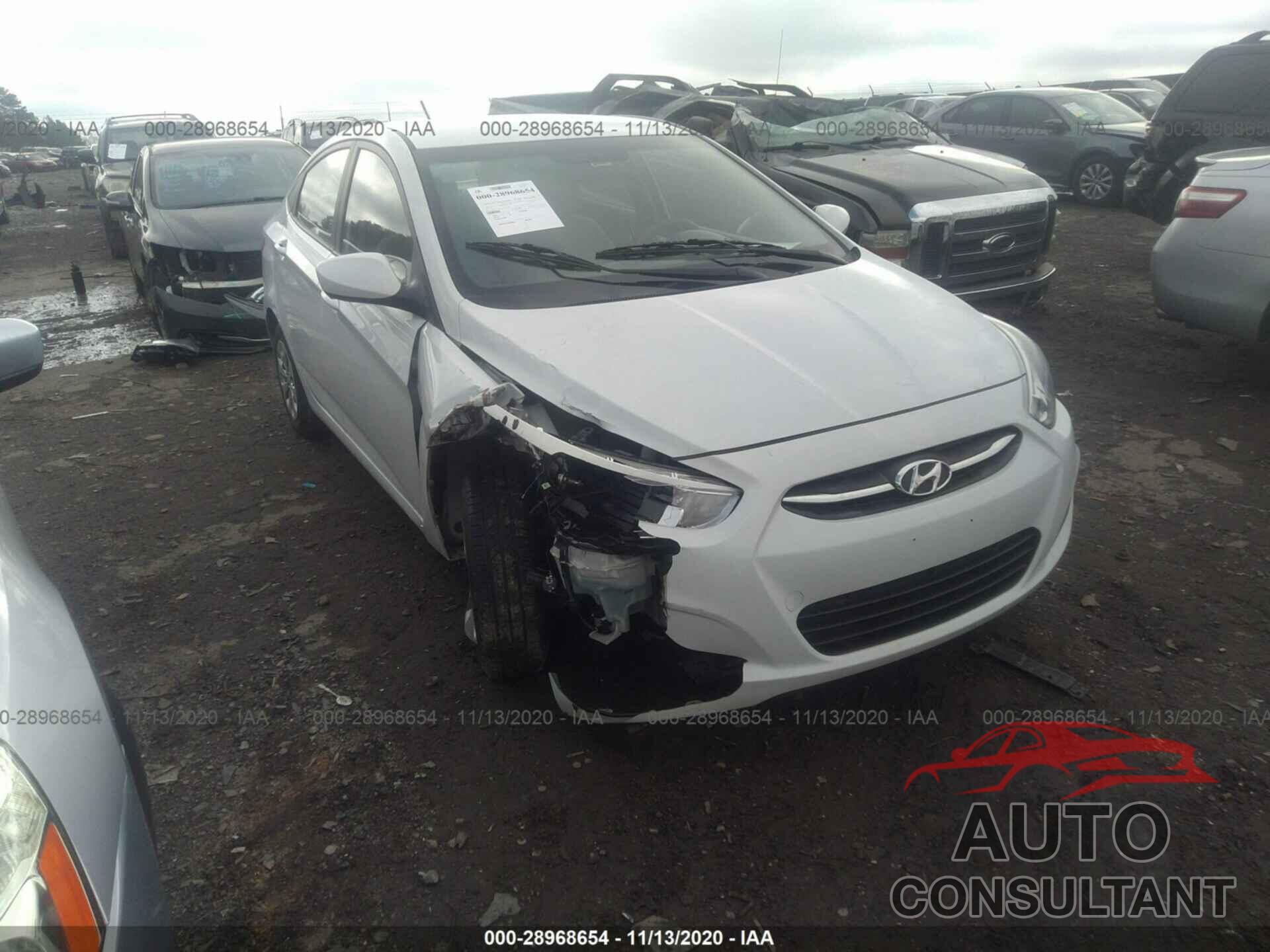 HYUNDAI ACCENT 2017 - KMHCT4AE3HU376407