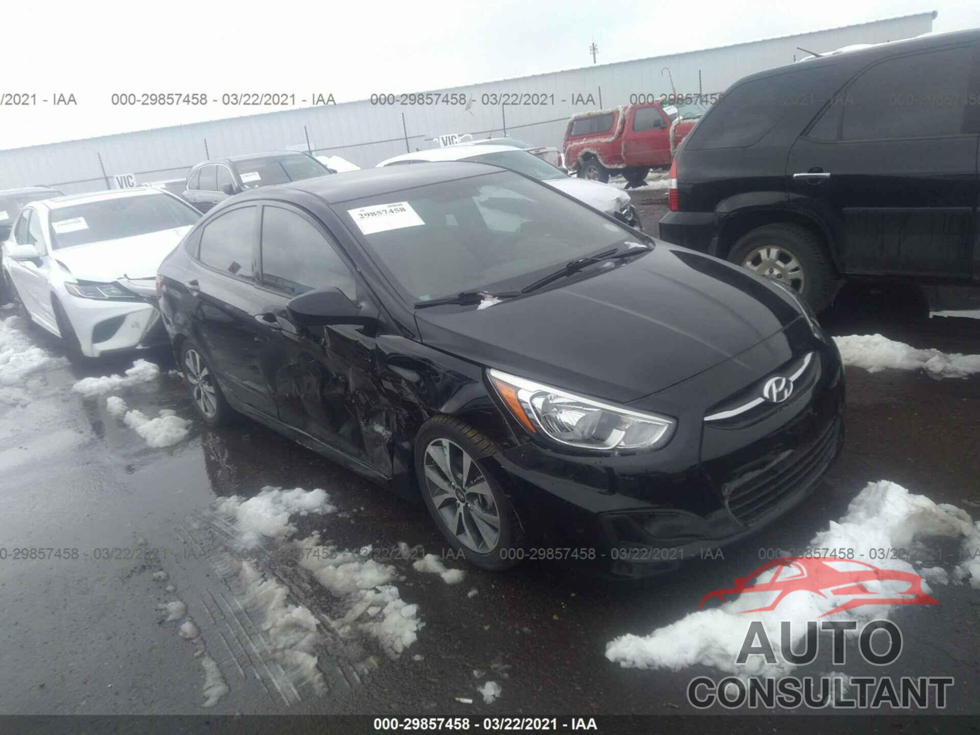 HYUNDAI ACCENT 2017 - KMHCT4AE4HU352214