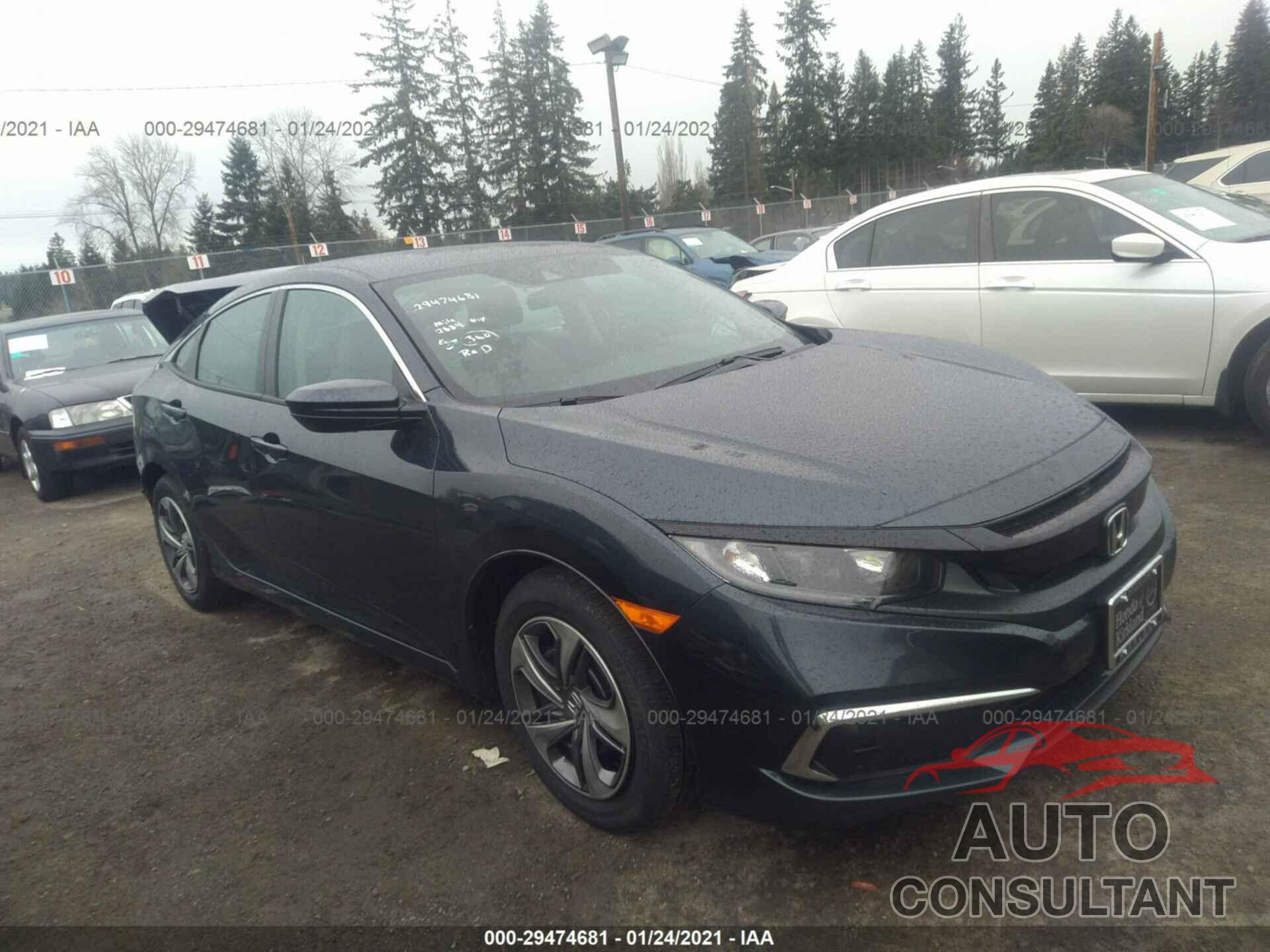 HONDA CIVIC SEDAN 2020 - 19XFC2F66LE216360