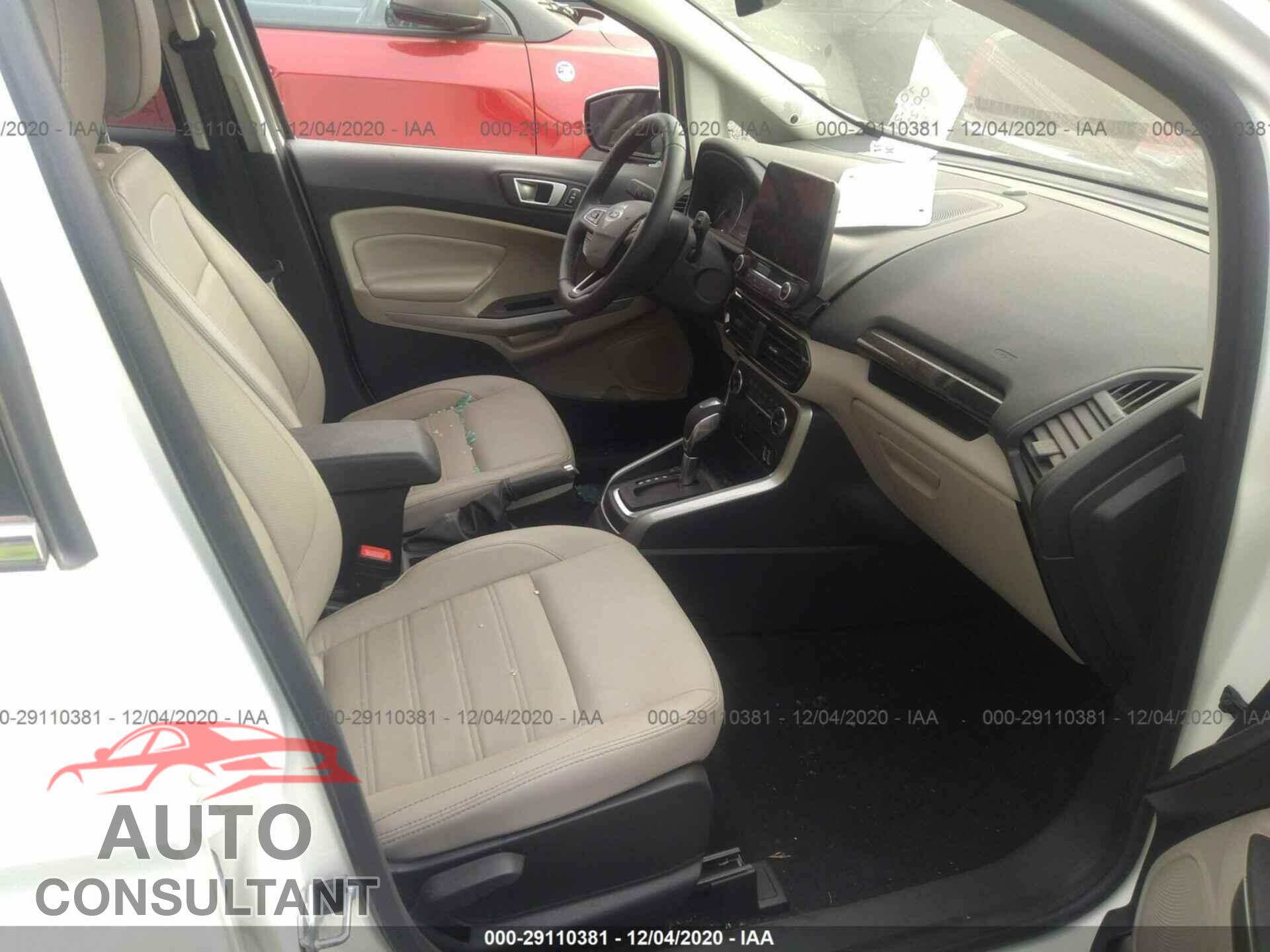 FORD ECOSPORT 2020 - MAJ6S3KL2LC346430