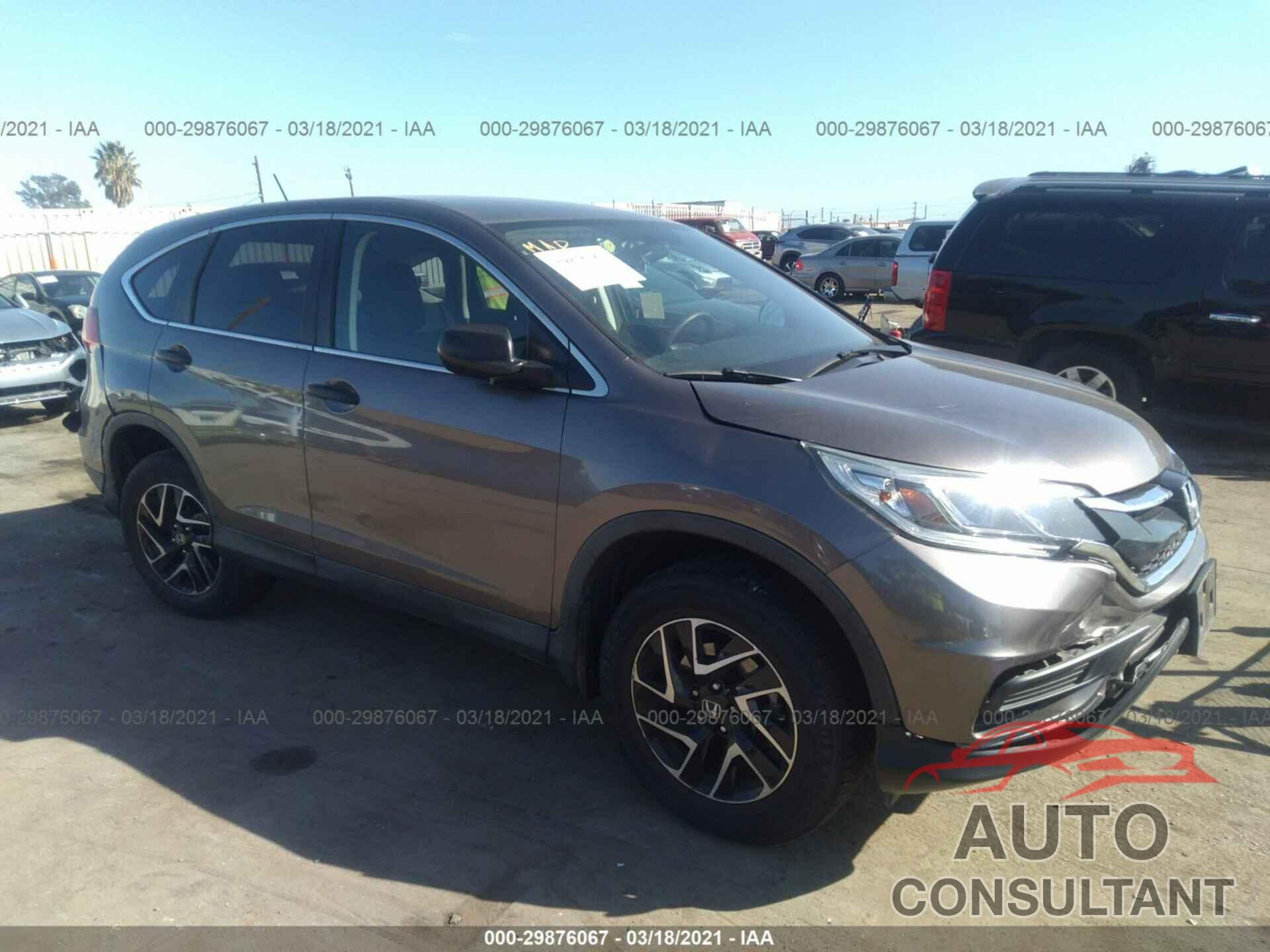 HONDA CR-V 2016 - 5J6RM4H47GL014877
