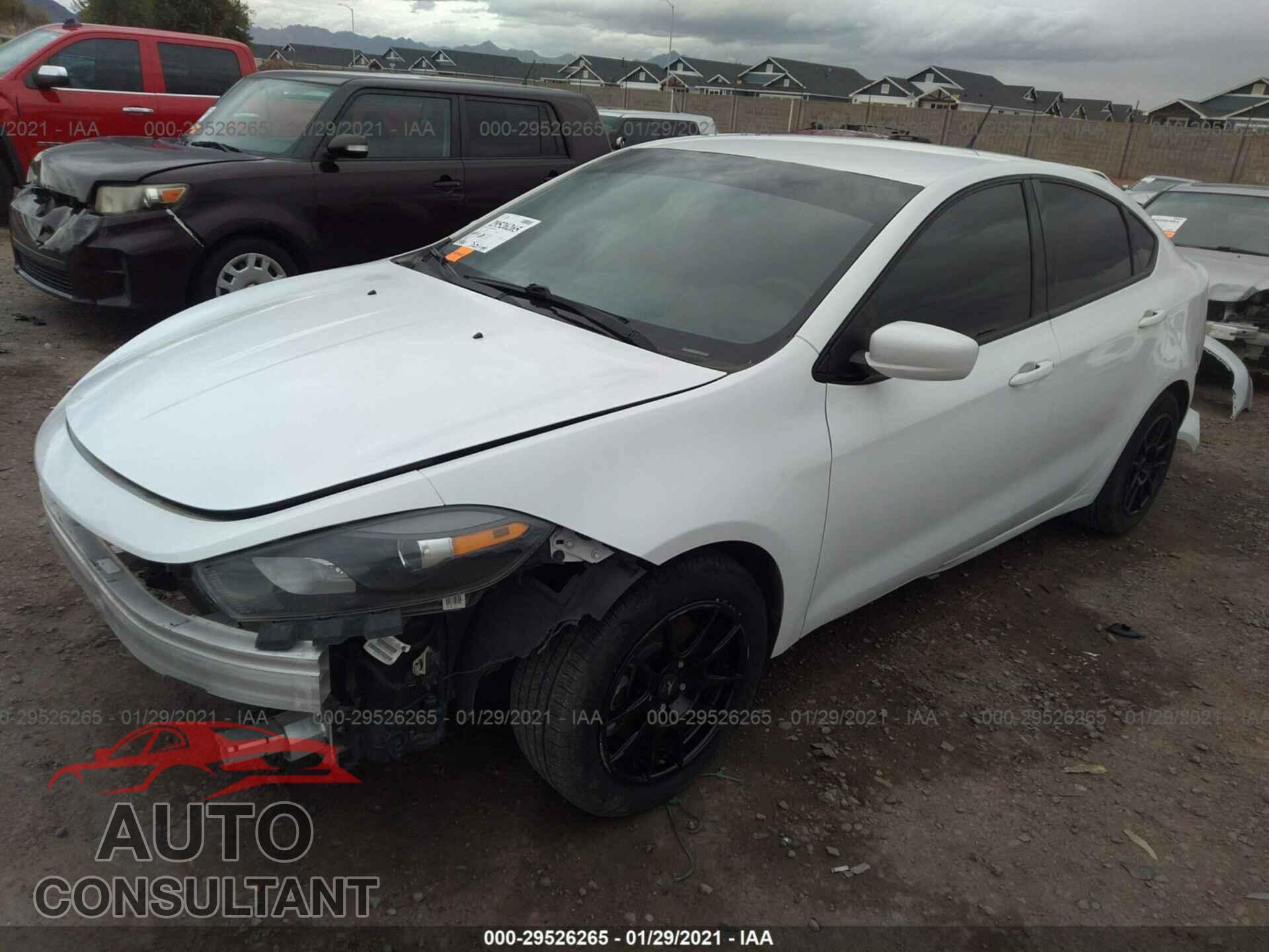 DODGE DART 2016 - 1C3CDFBB4GD623664