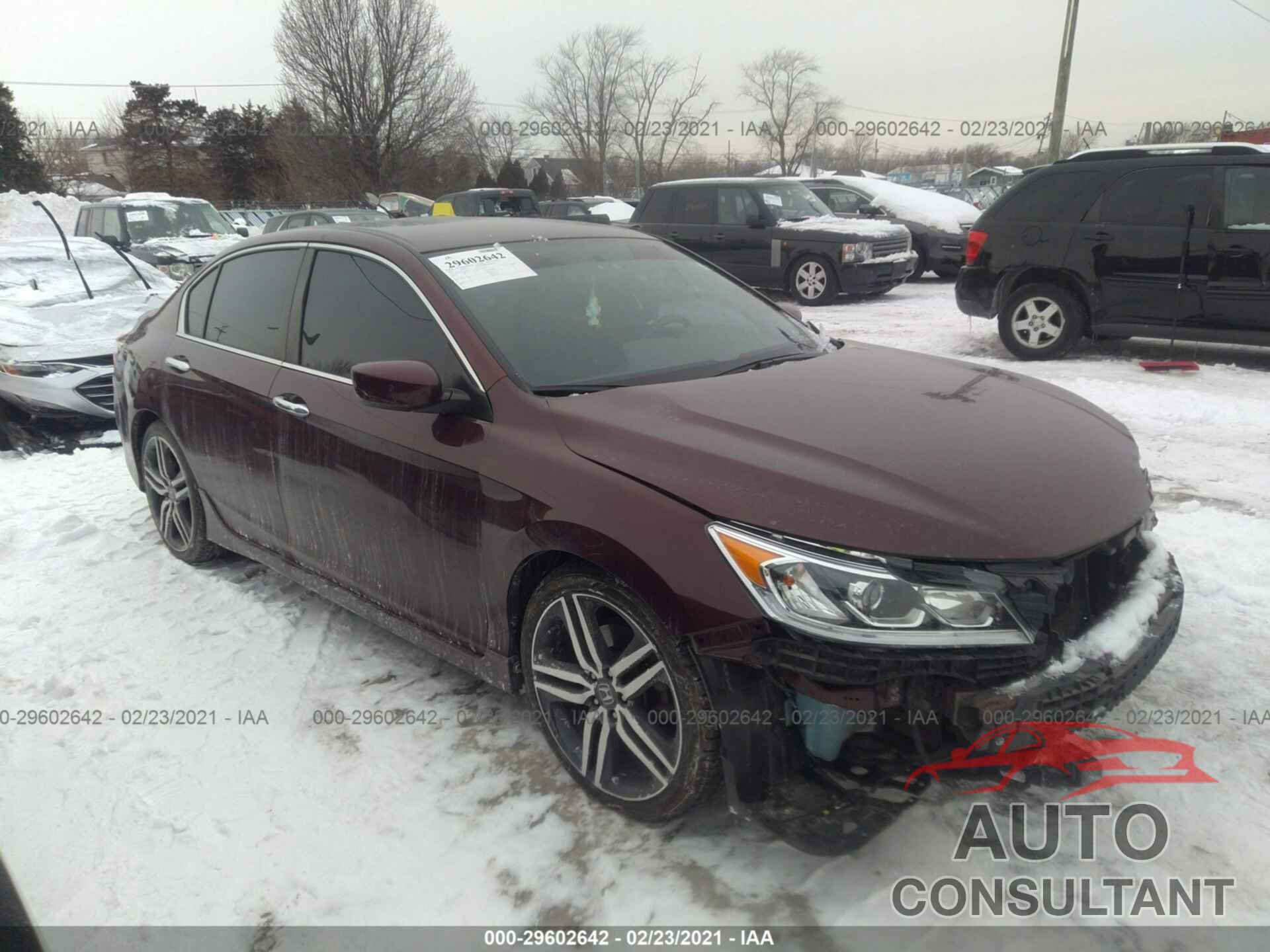 HONDA ACCORD SEDAN 2016 - 1HGCR2F51GA240133
