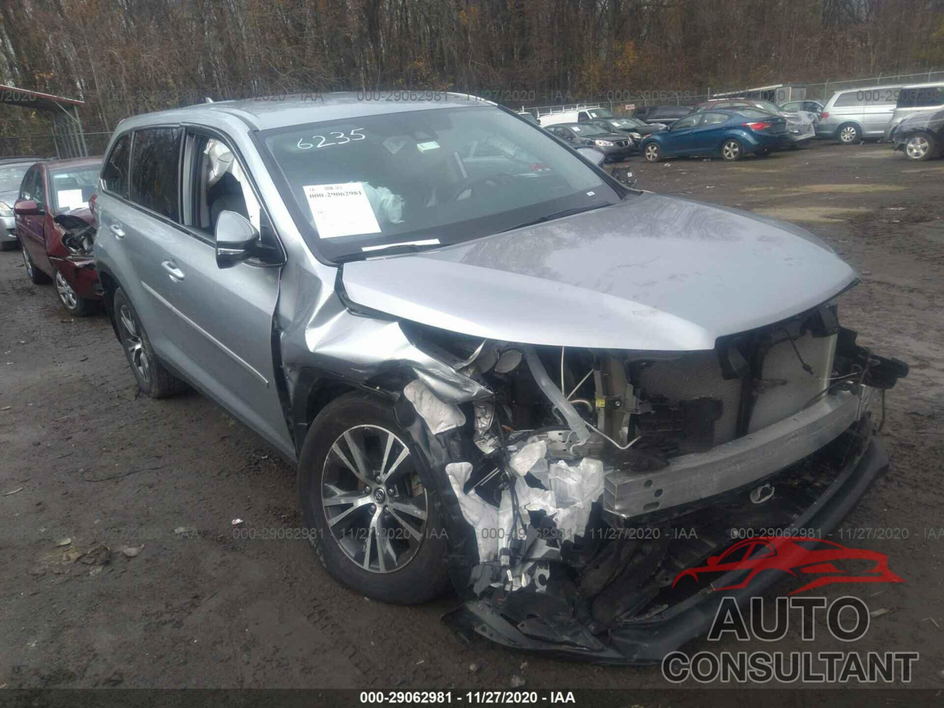 TOYOTA HIGHLANDER 2019 - 5TDBZRFH3KS916235