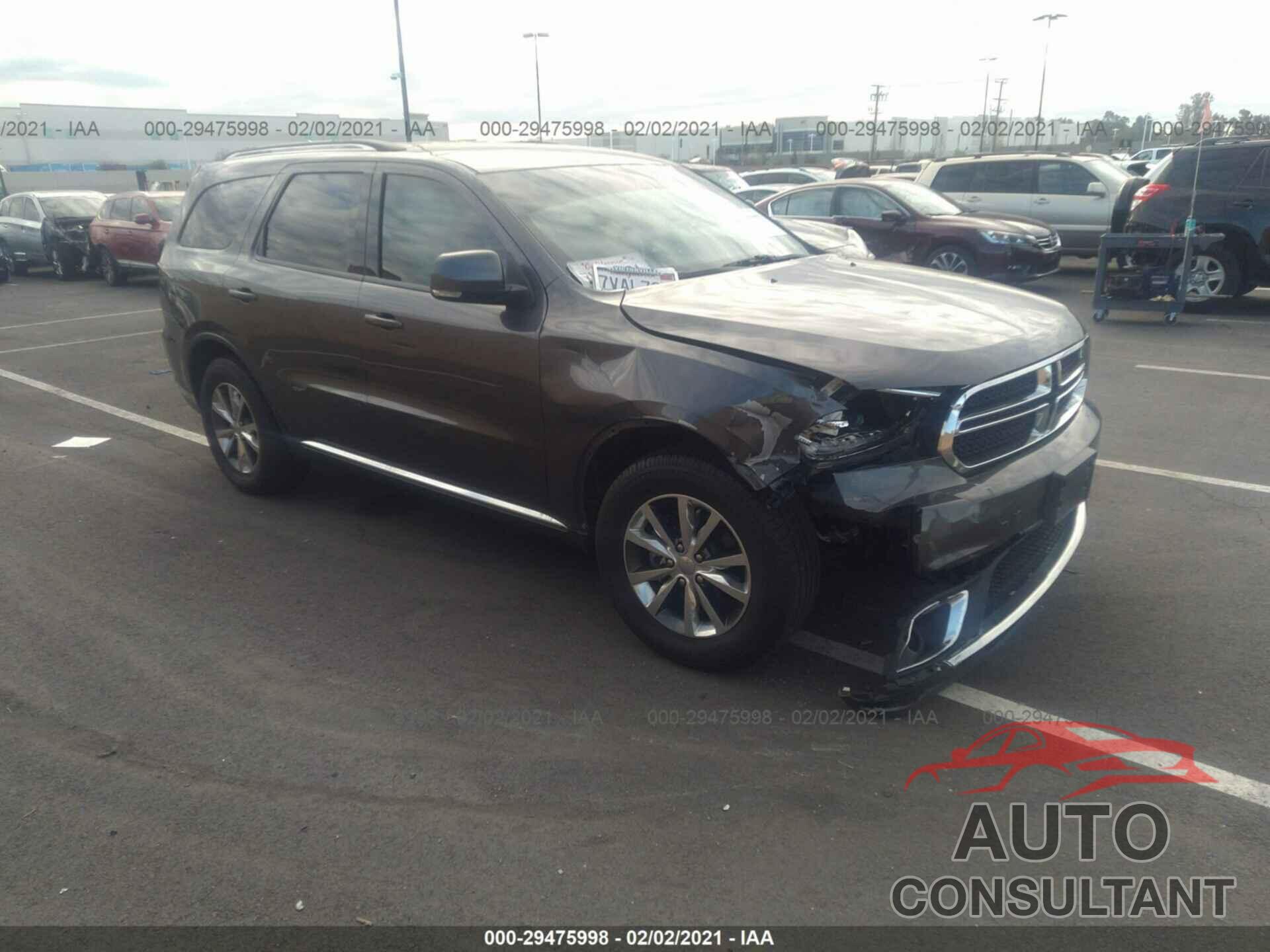 DODGE DURANGO 2016 - 1C4RDHDG5GC422808