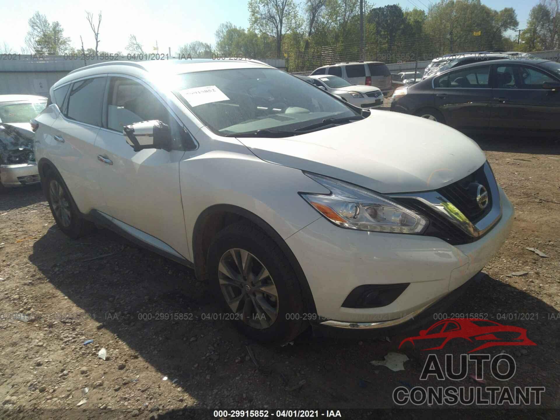 NISSAN MURANO 2017 - 5N1AZ2MG2HN117389