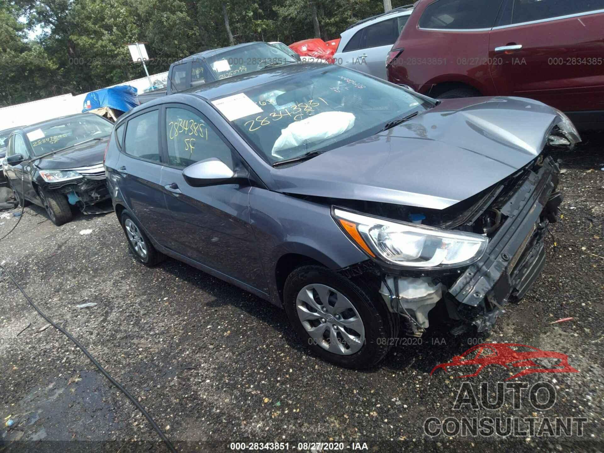 HYUNDAI ACCENT 2017 - KMHCT5AE4HU345673