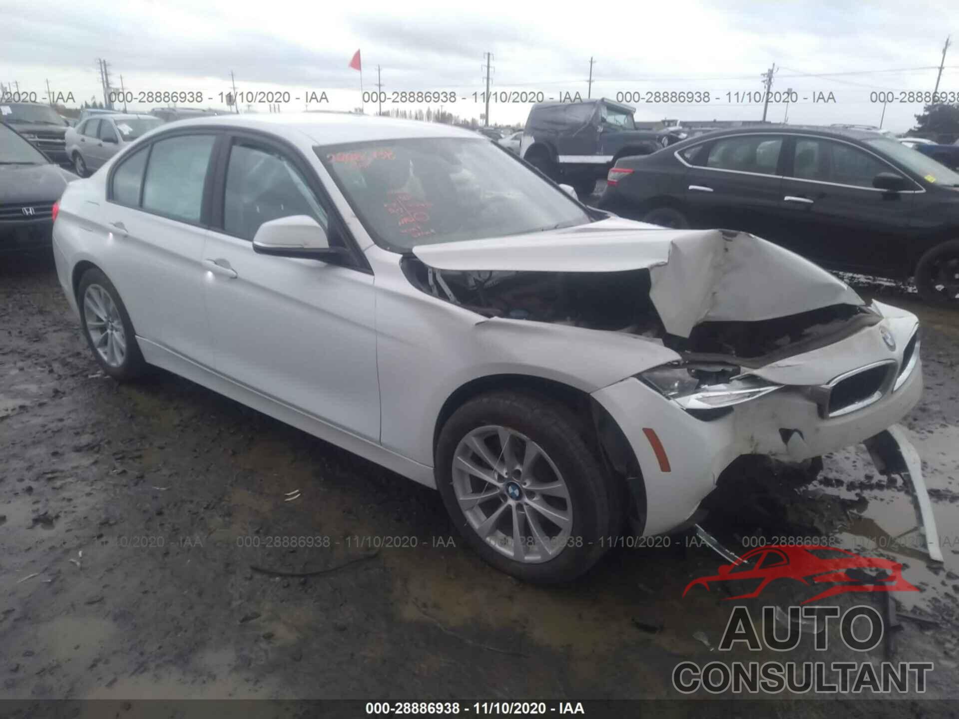 BMW 3 SERIES 2018 - WBA8A3C59JA357789