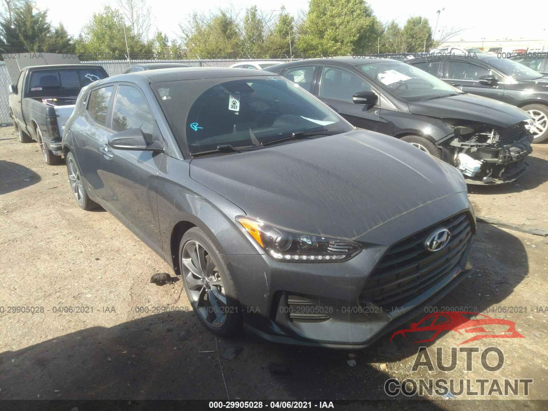 HYUNDAI VELOSTER 2019 - KMHTG6AF8KU005341