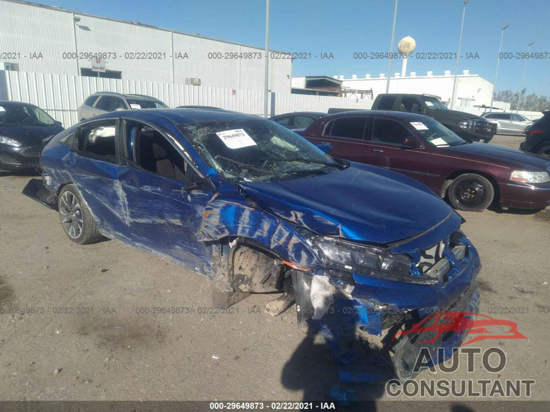 HONDA CIVIC SEDAN 2020 - 19XFC2F82LE020790