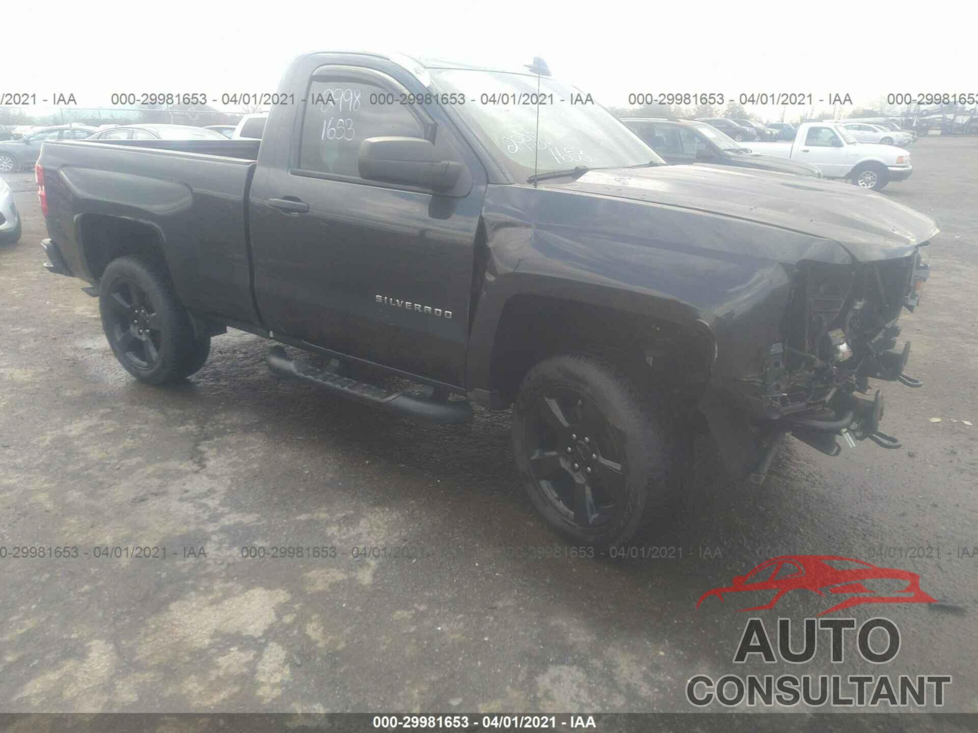 CHEVROLET SILVERADO 1500 2017 - 1GCNKNEH2HZ187521