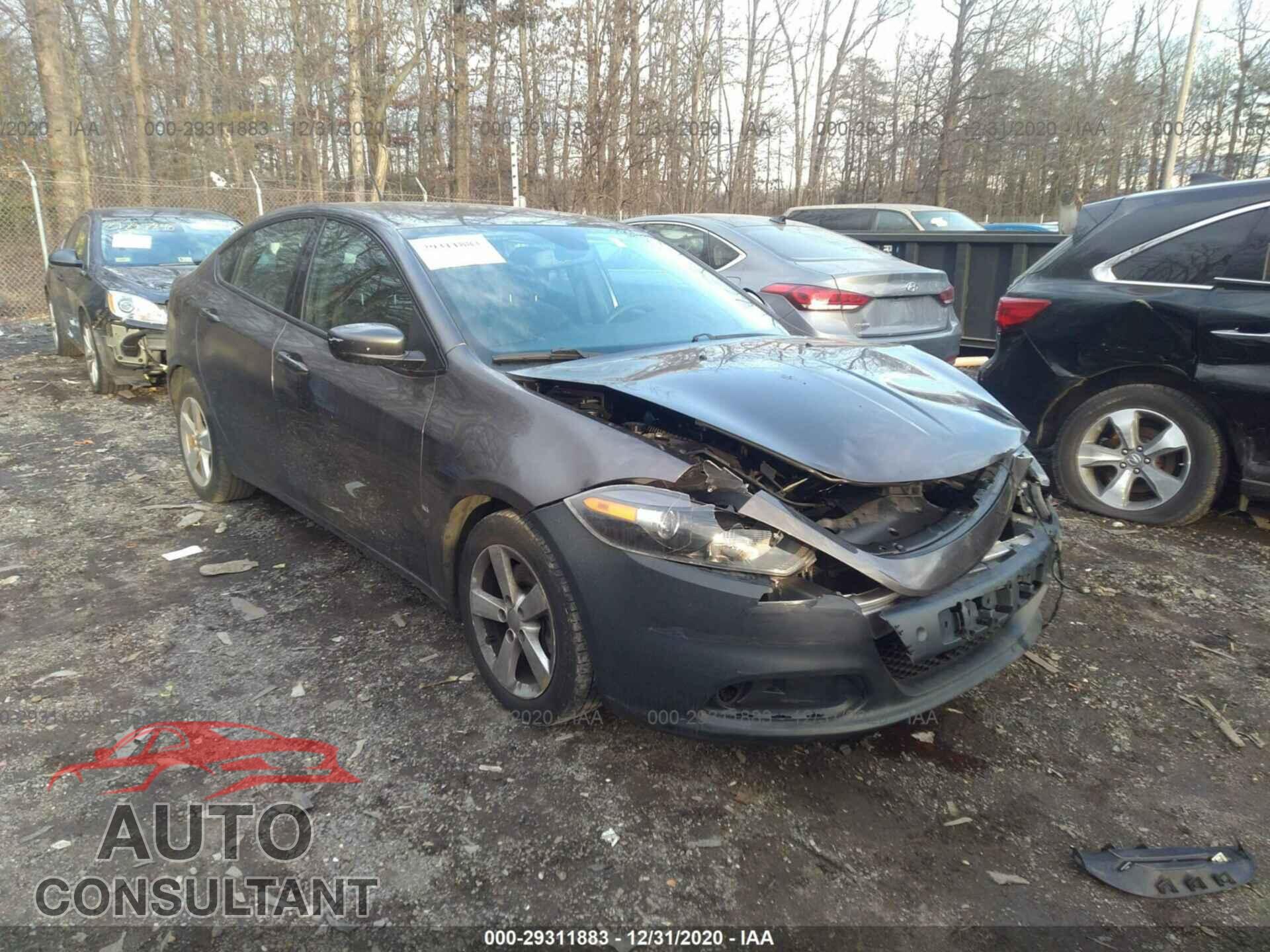 DODGE DART 2016 - 1C3CDFBBXGD564037