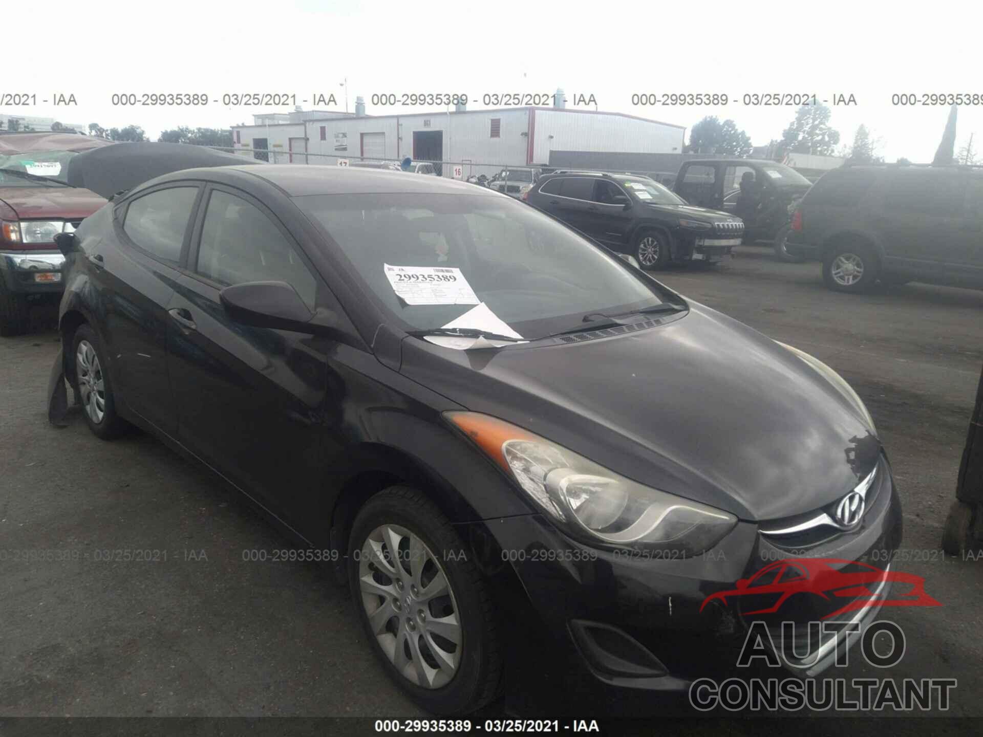 HYUNDAI ELANTRA 2011 - 5NPDH4AE5BH010380
