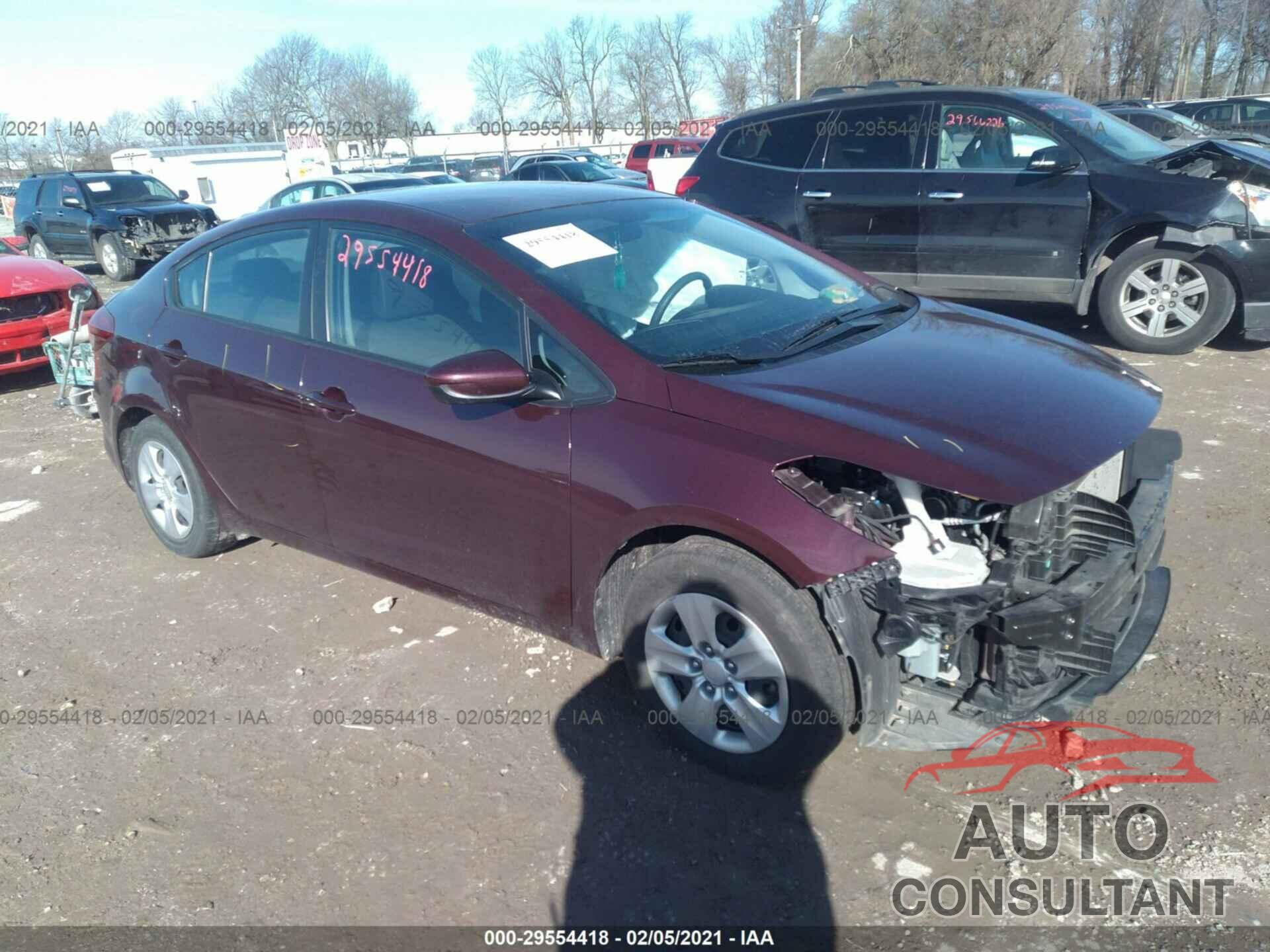 KIA FORTE 2017 - 3KPFK4A77HE018991