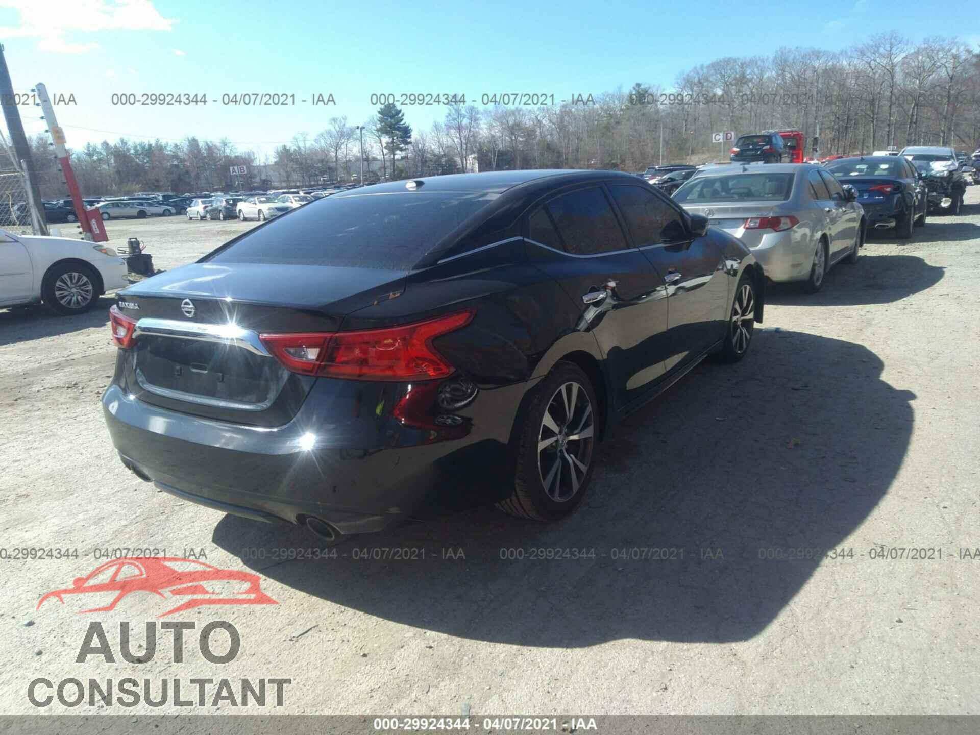 NISSAN MAXIMA 2017 - 1N4AA6APXHC372462