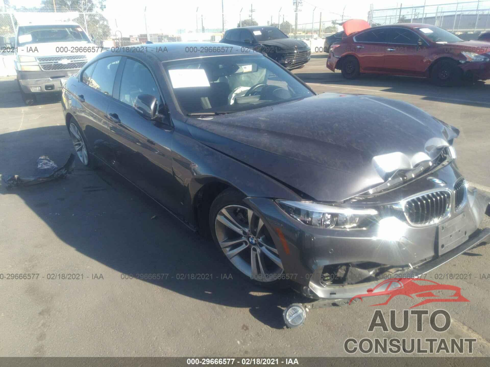 BMW 4 SERIES 2018 - WBA4J1C59JBG80837