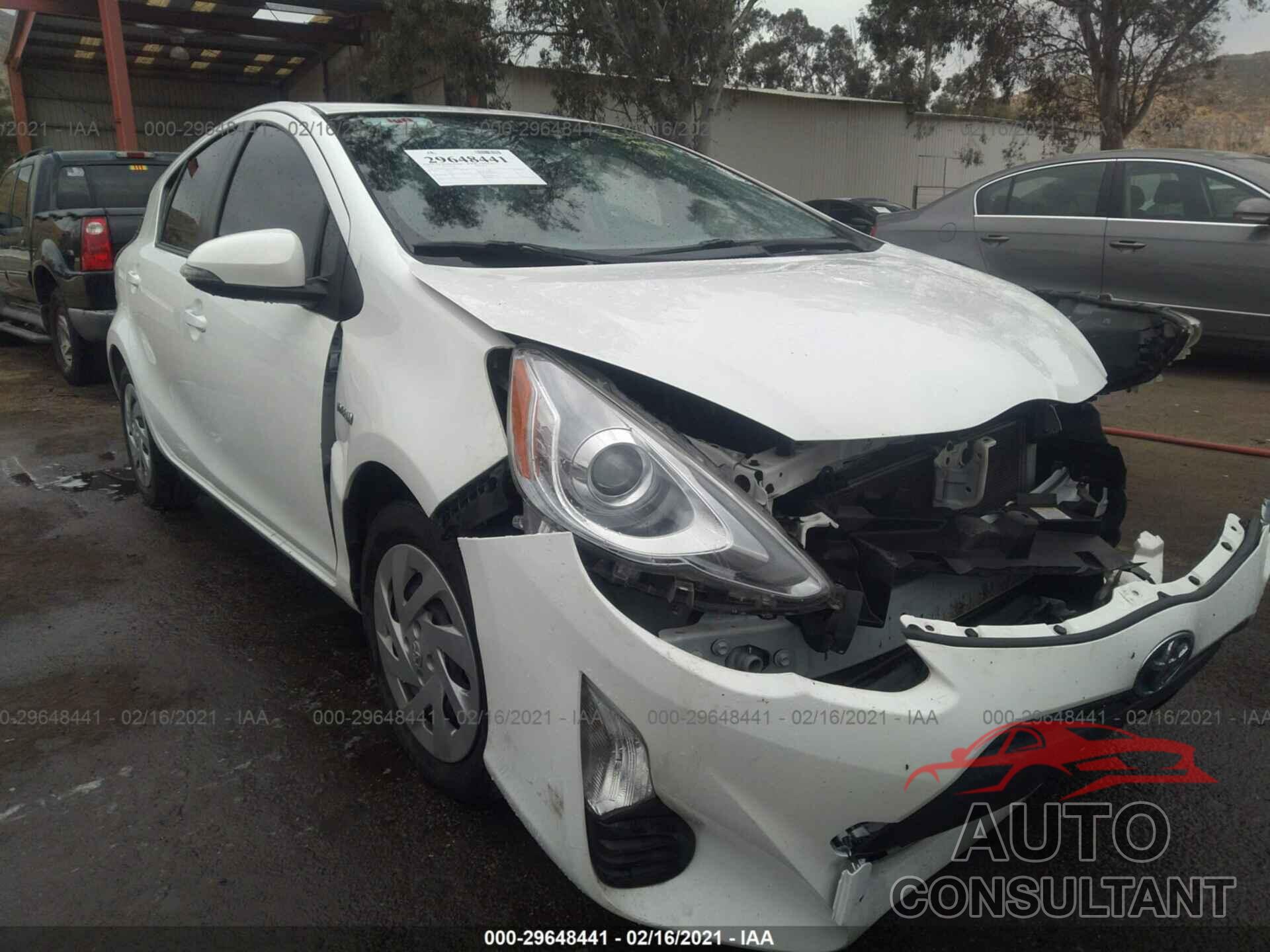 TOYOTA PRIUS C 2016 - JTDKDTB34G1118918