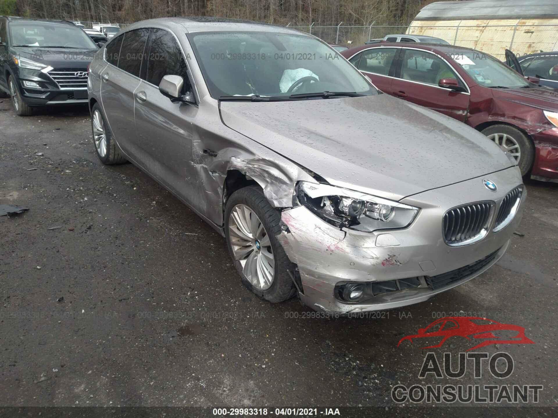 BMW 5 SERIES GRAN TURISMO 2016 - WBA5M4C50GD186647