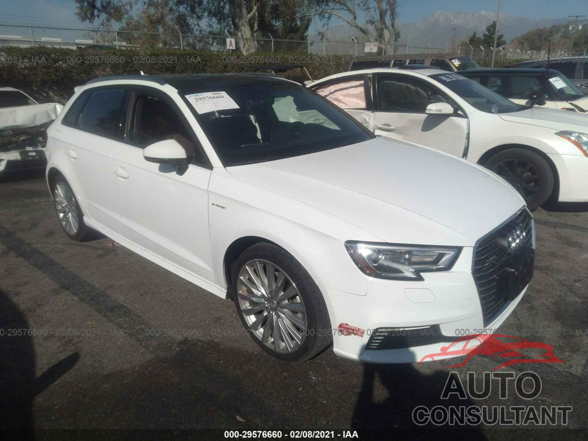 AUDI A3 SPORTBACK E-TRON 2017 - WAUUPBFFXHA114966