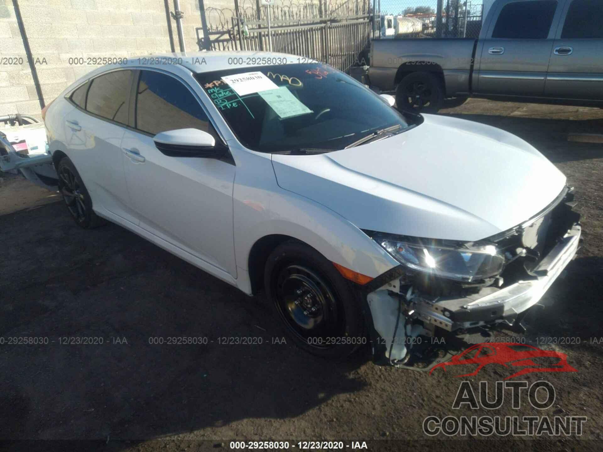 HONDA CIVIC SEDAN 2020 - 19XFC2F82LE204904