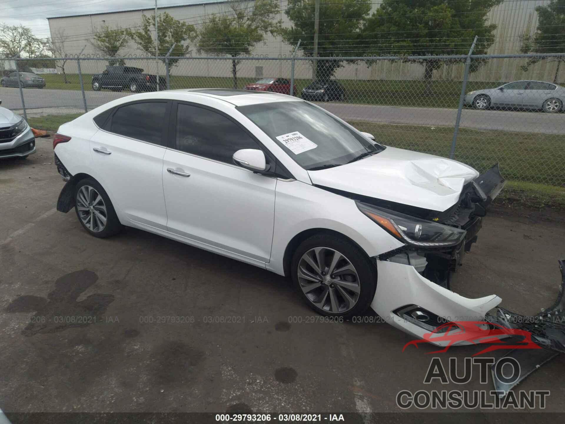 HYUNDAI ACCENT 2018 - 3KPC34A34JE021687