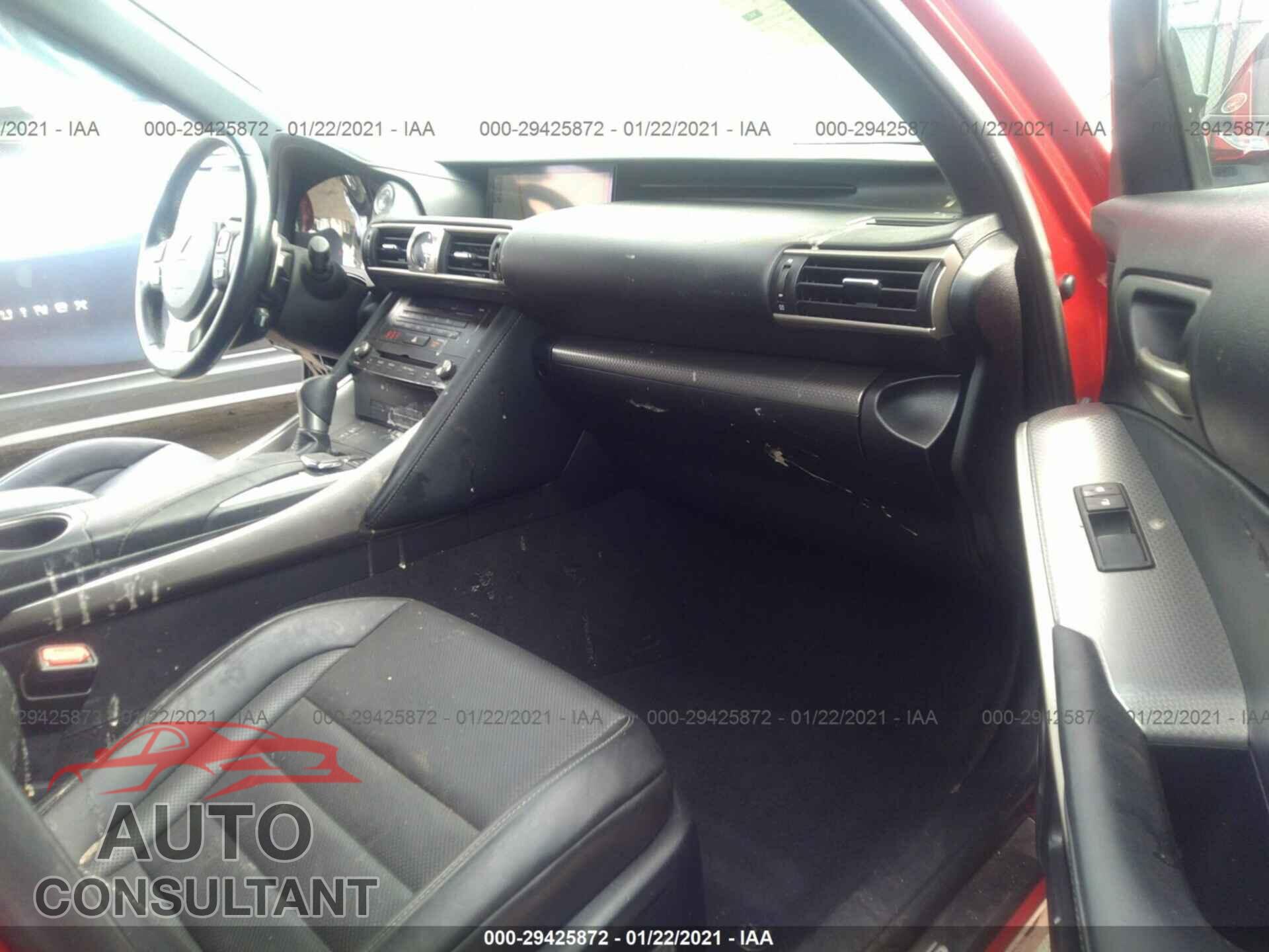 LEXUS IS 2017 - JTHBA1D20H5048215