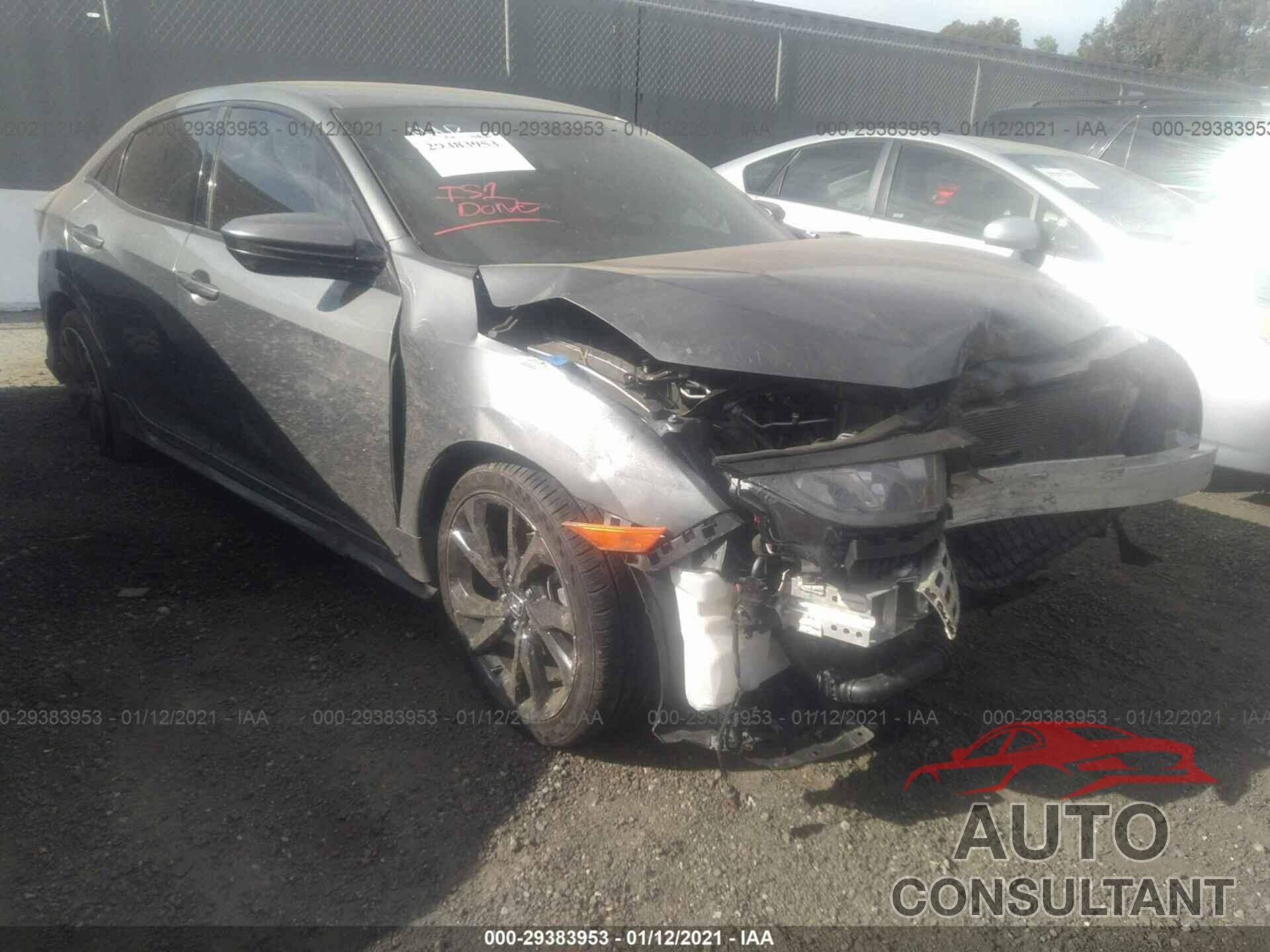 HONDA CIVIC HATCHBACK 2019 - SHHFK7H42KU417059