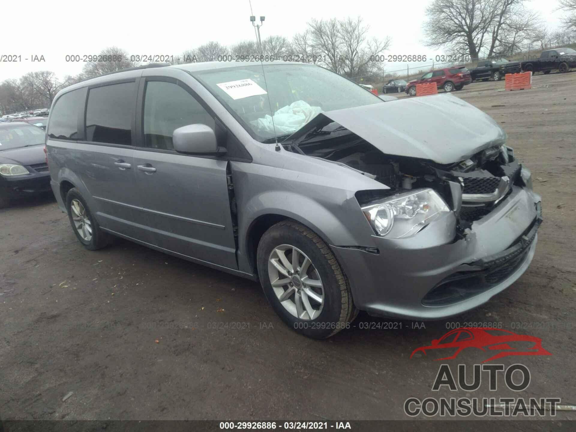 DODGE GRAND CARAVAN 2016 - 2C4RDGCG3GR338828