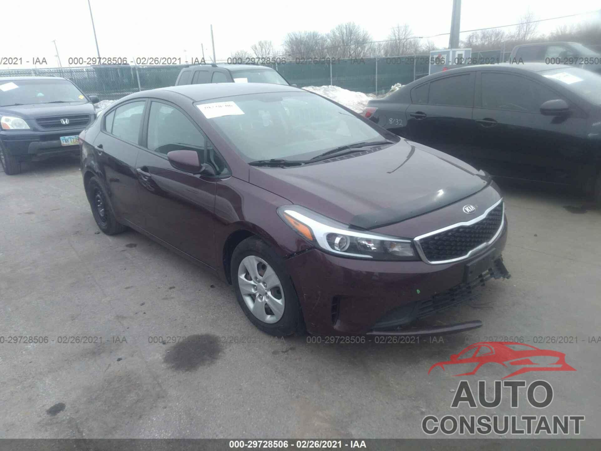 KIA FORTE 2018 - 3KPFK4A73JE281646