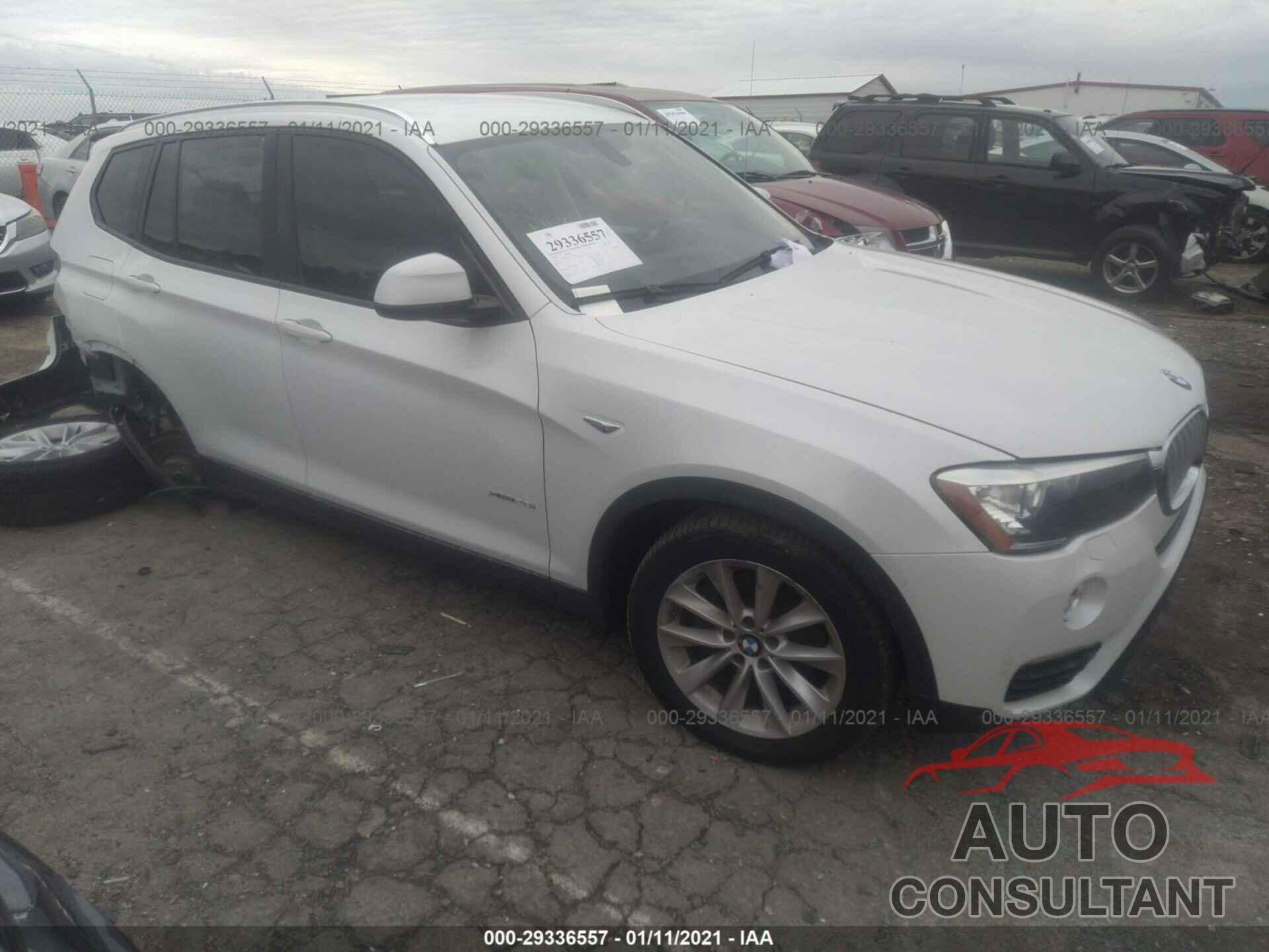 BMW X3 2016 - 5UXWX9C53G0D79363