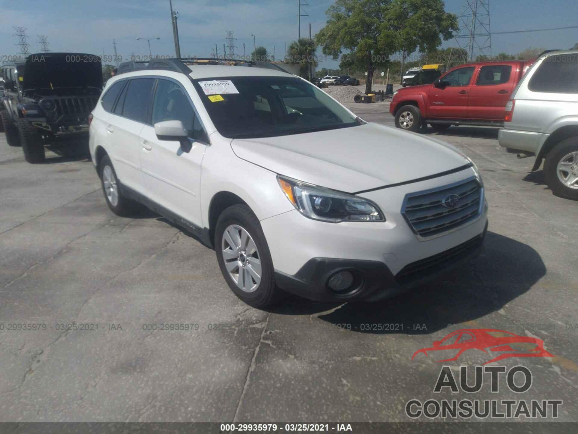 SUBARU OUTBACK 2017 - 4S4BSACC8H3246914