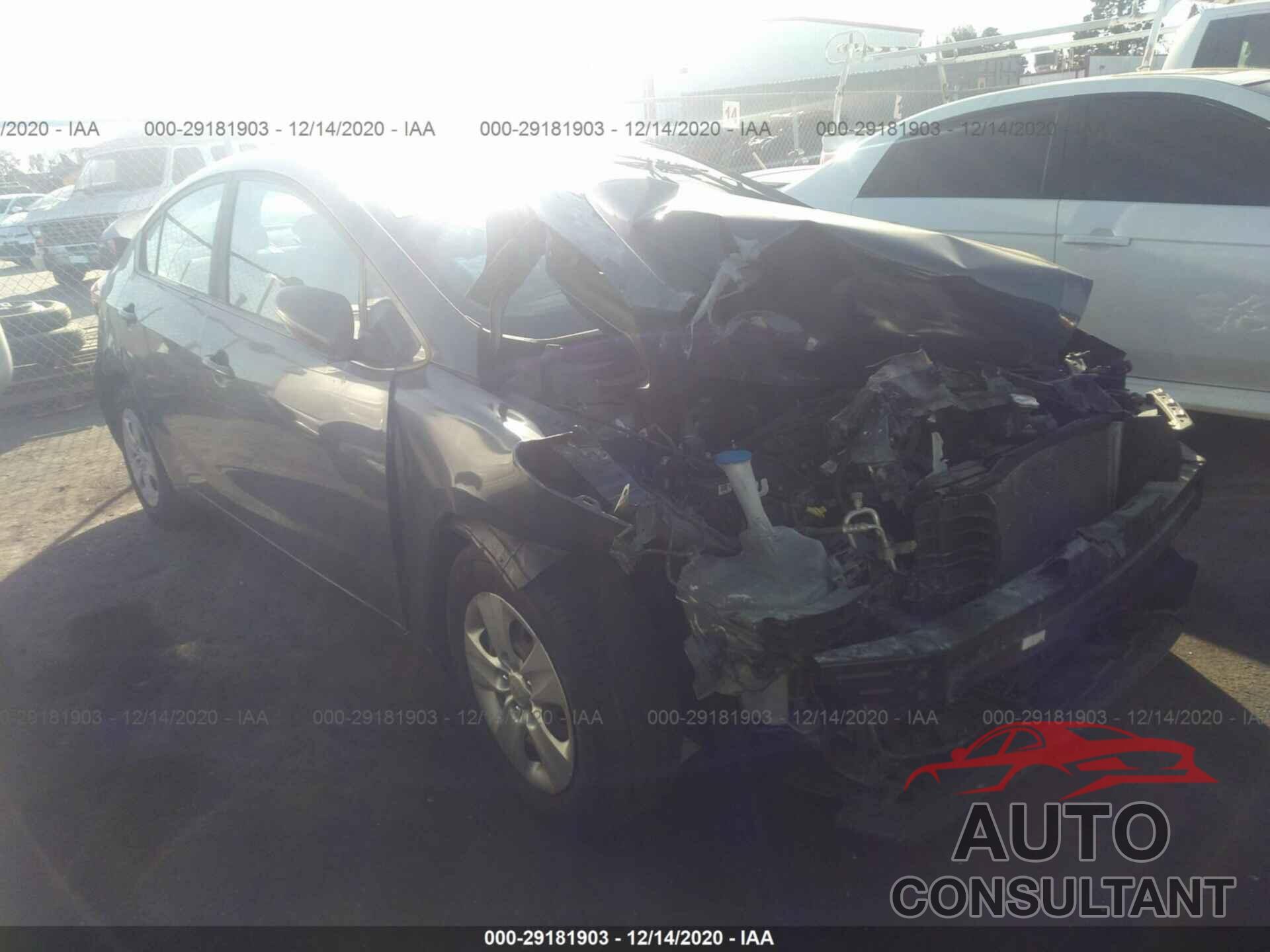 KIA FORTE 2016 - KNAFX4A65G5579397