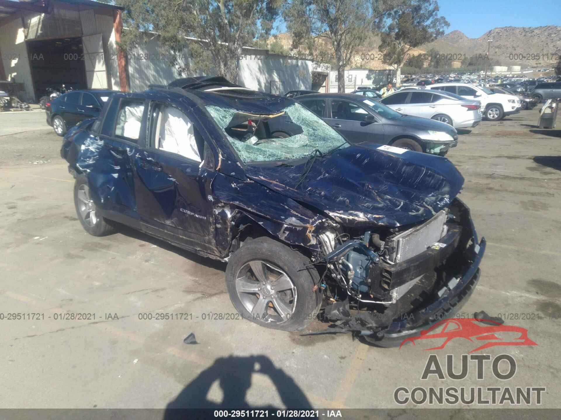 JEEP COMPASS 2017 - 1C4NJDEBXHD139609