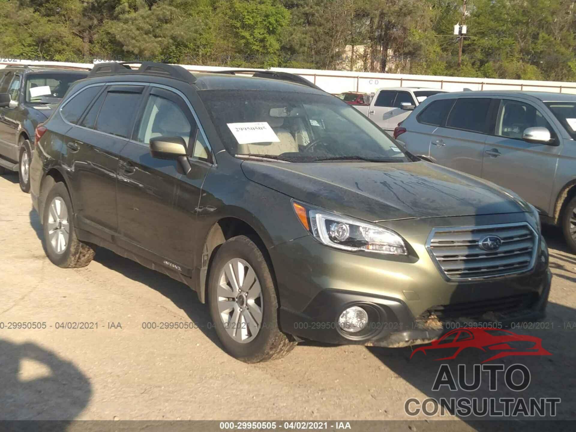SUBARU OUTBACK 2016 - 4S4BSBCC5G3258264