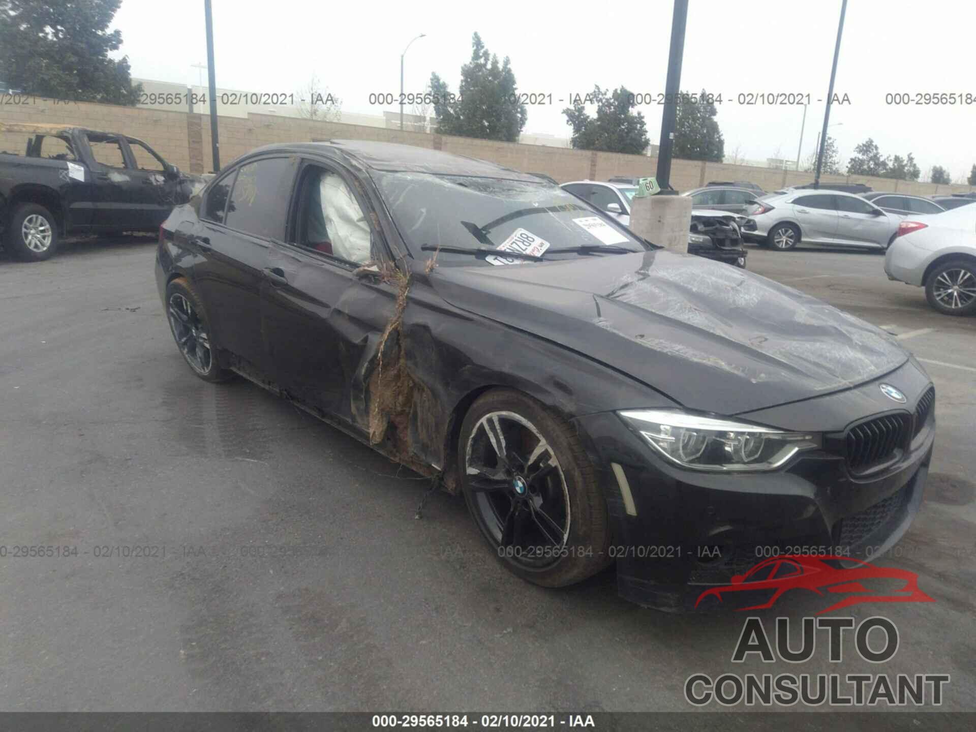 BMW 3 SERIES 2017 - WBA8B9G56HNU51738