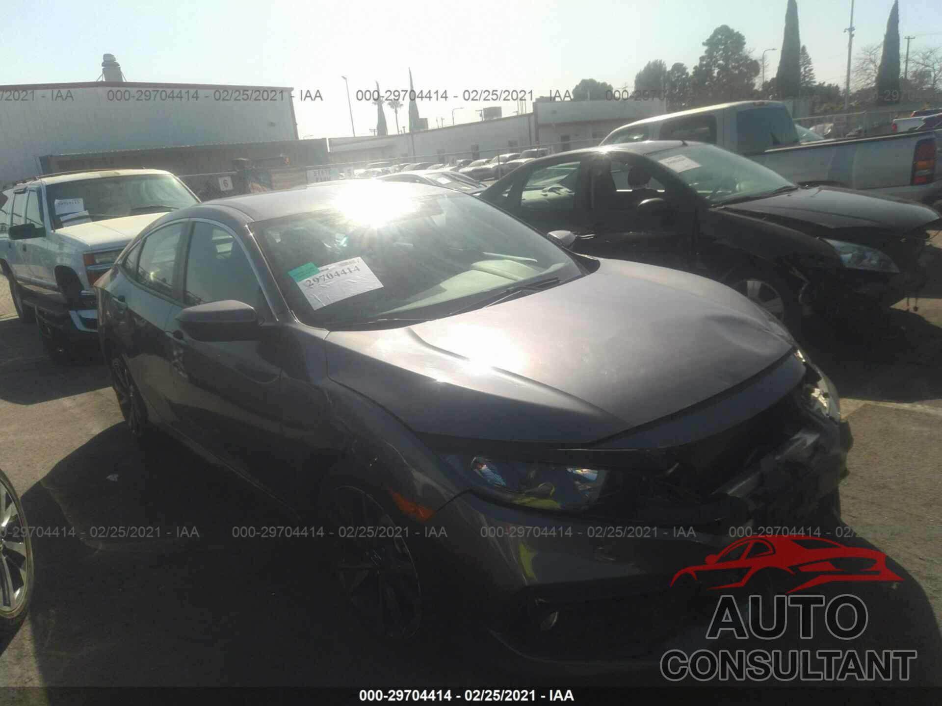 HONDA CIVIC SEDAN 2019 - 2HGFC2F80KH542239