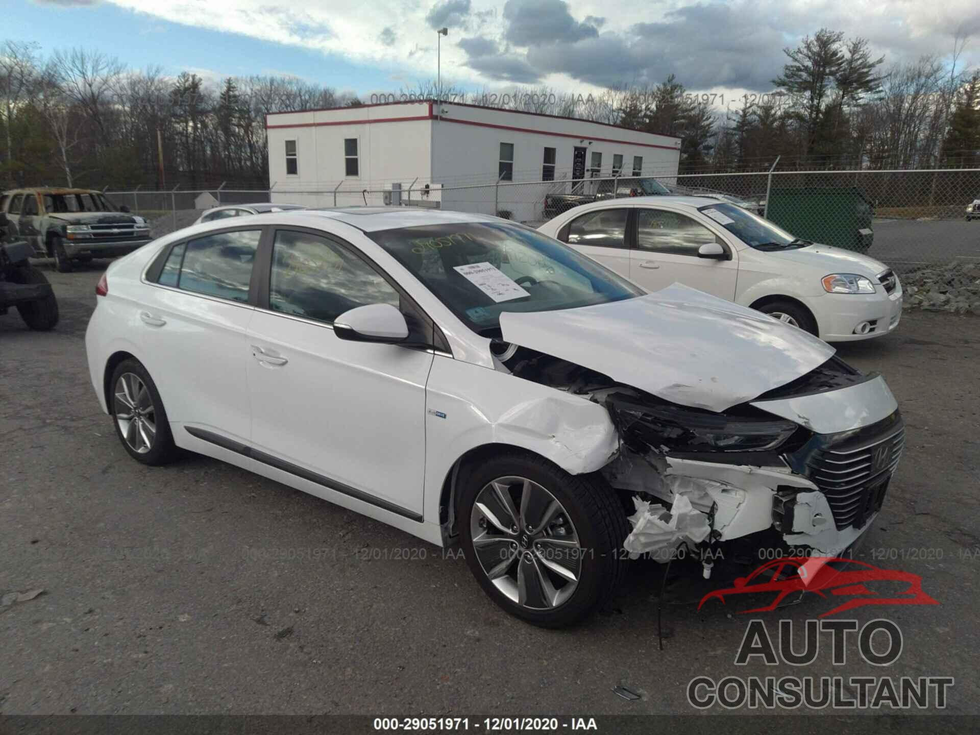 HYUNDAI IONIQ HYBRID 2019 - KMHC05LC7KU144054