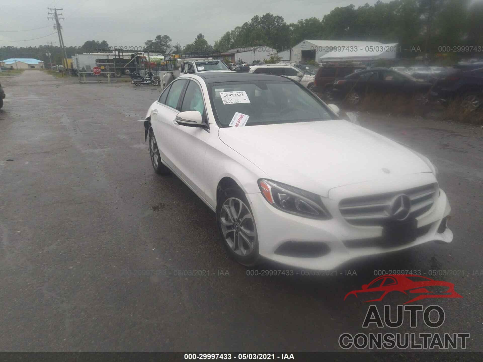 MERCEDES-BENZ C-CLASS 2017 - 55SWF4KB2HU216846