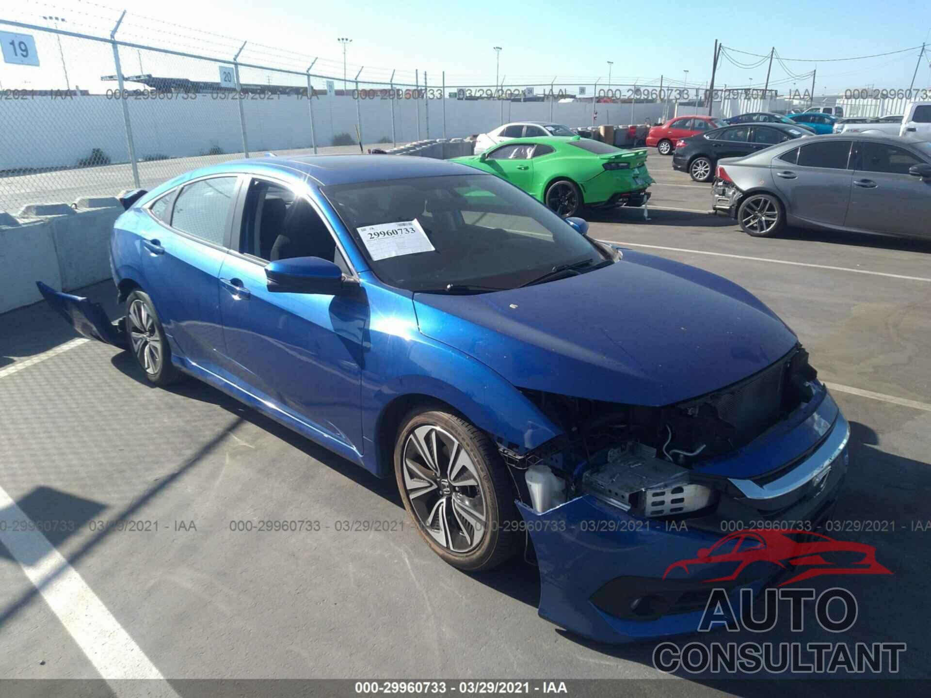 HONDA CIVIC SEDAN 2016 - 2HGFC1F39GH655290