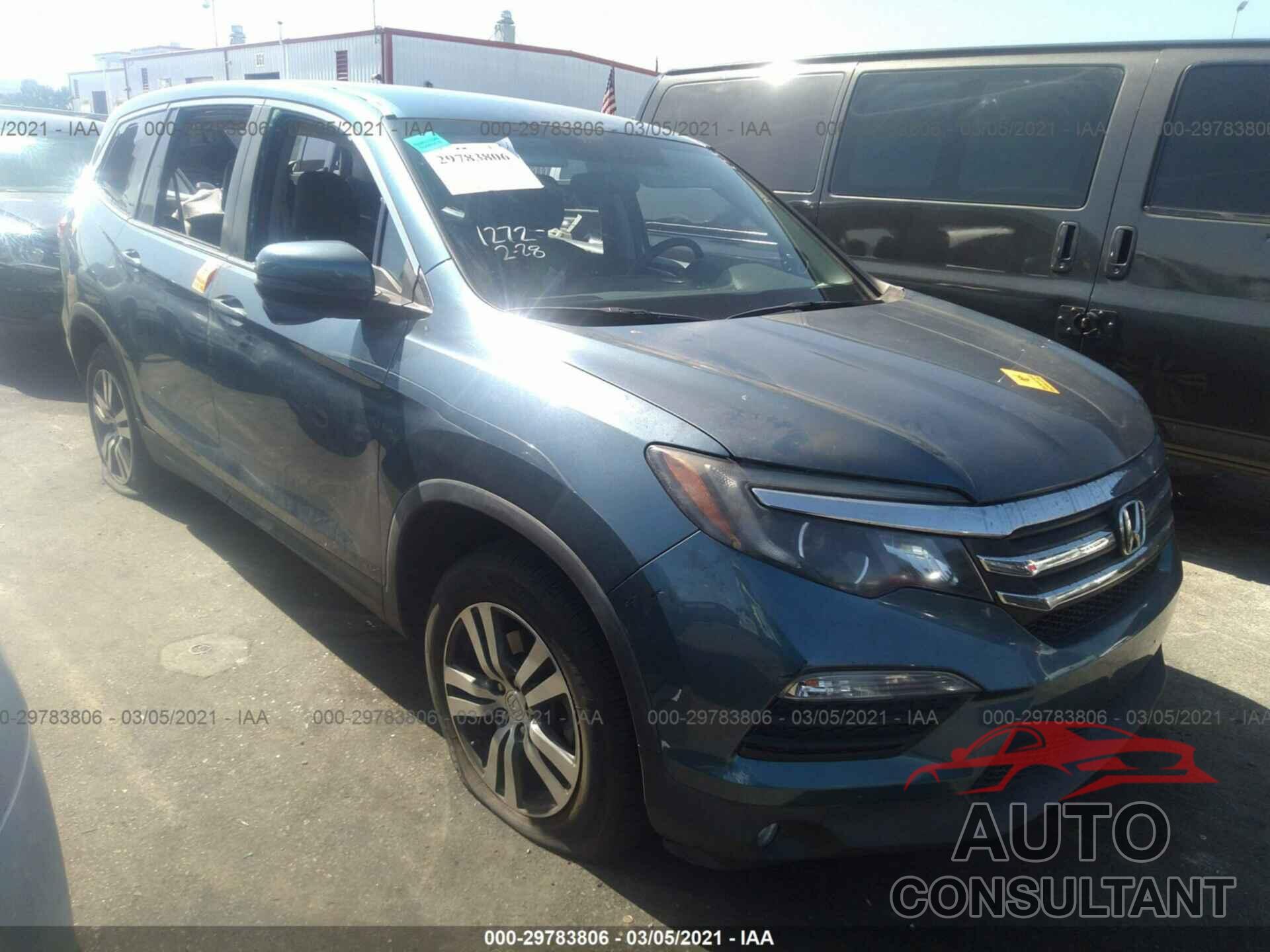 HONDA PILOT 2016 - 5FNYF6H30GB008811
