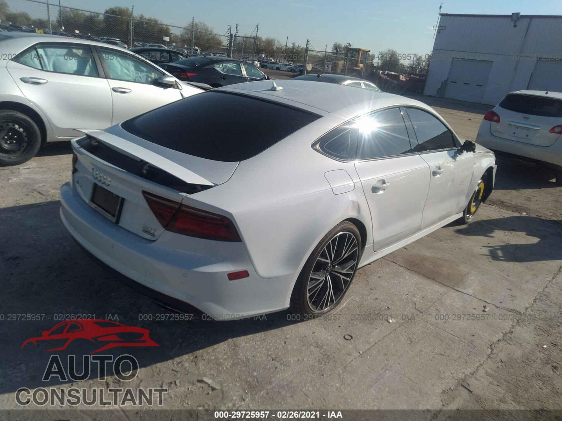 AUDI A7 2016 - WAU2GAFC8GN013360