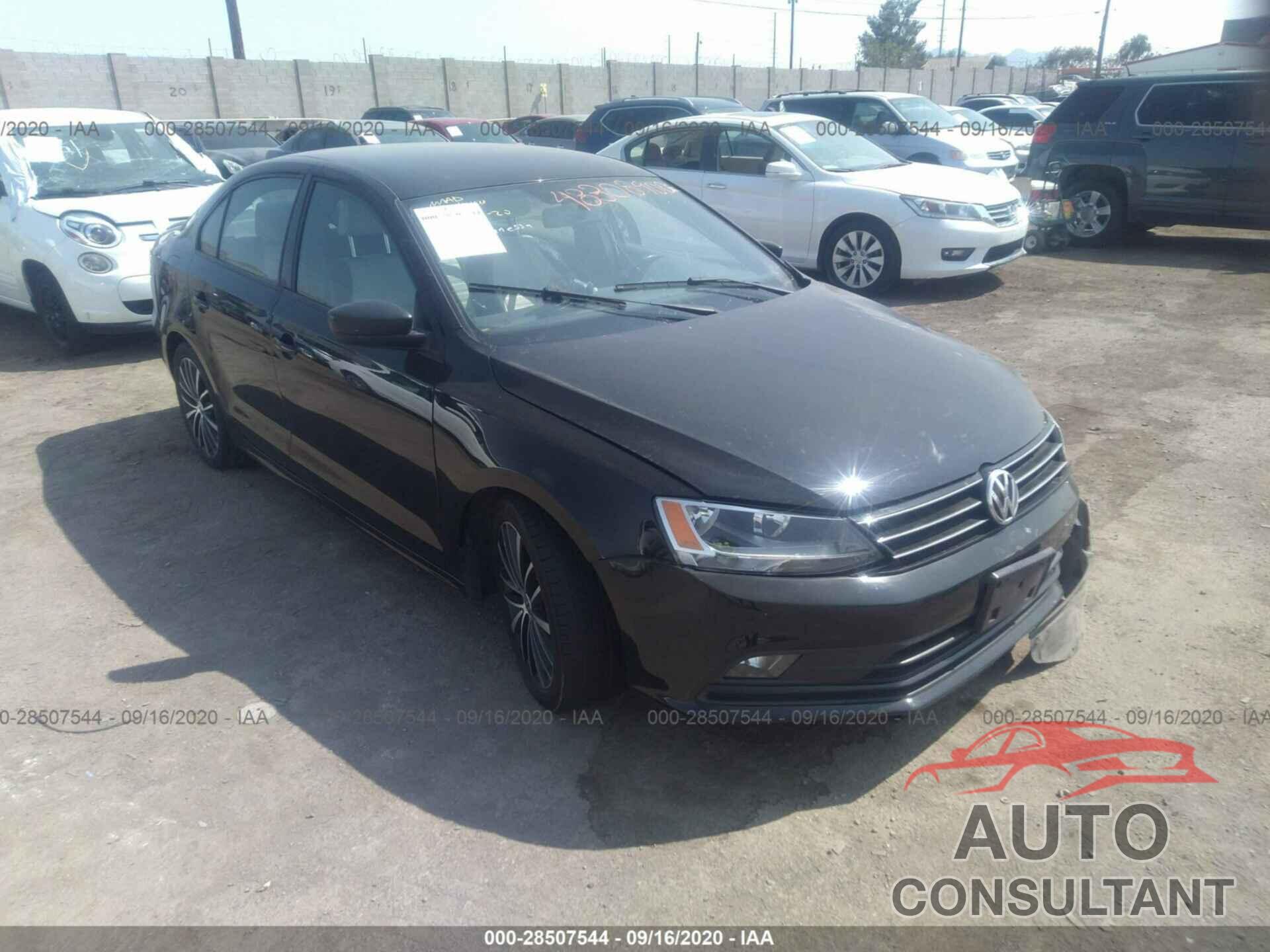 VOLKSWAGEN JETTA SEDAN 2016 - 3VWD17AJ1GM238863