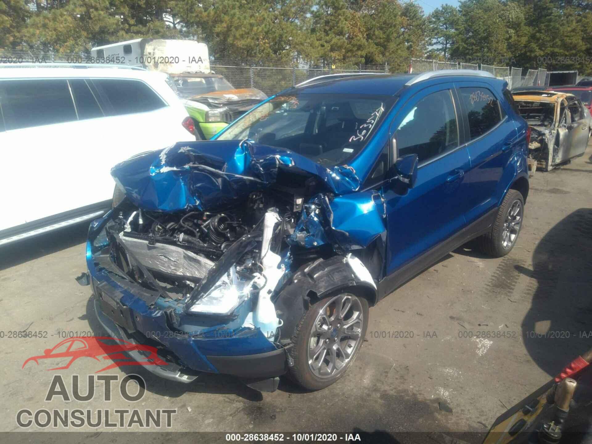 FORD ECOSPORT 2020 - MAJ6S3KL7LC363577