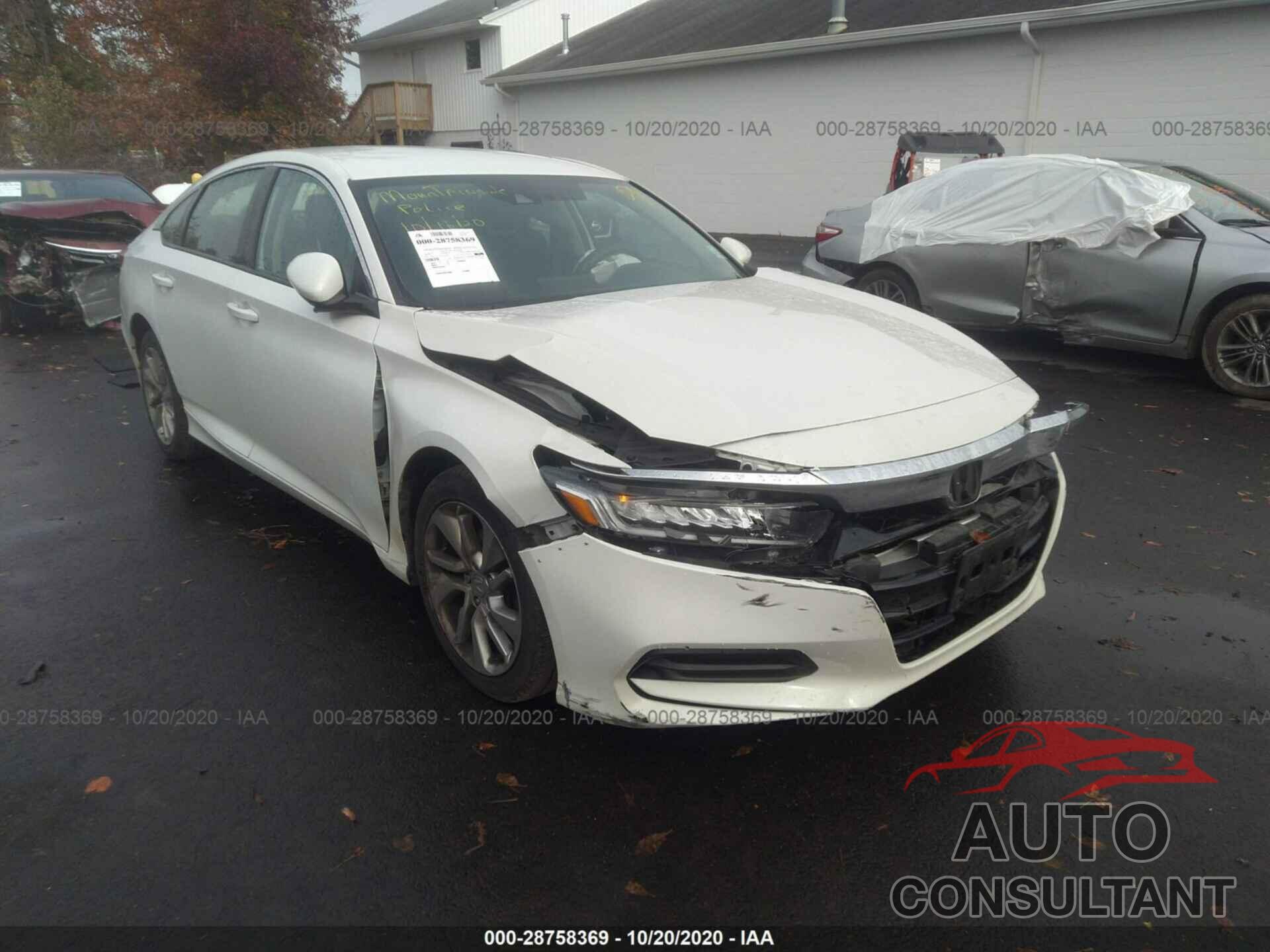HONDA ACCORD SEDAN 2018 - 1HGCV1F14JA261648