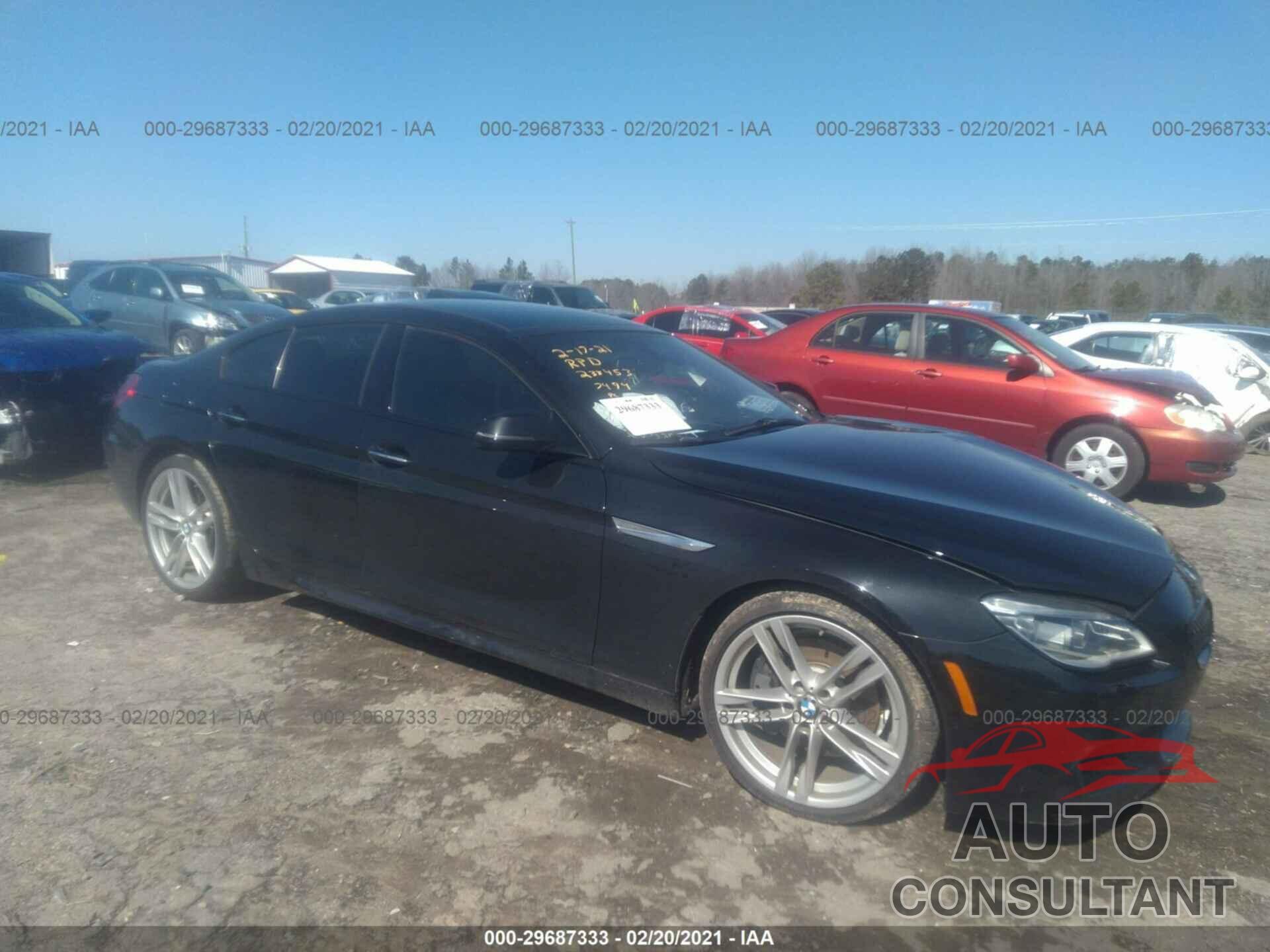 BMW 6 SERIES 2016 - WBA6D0C58GD927494