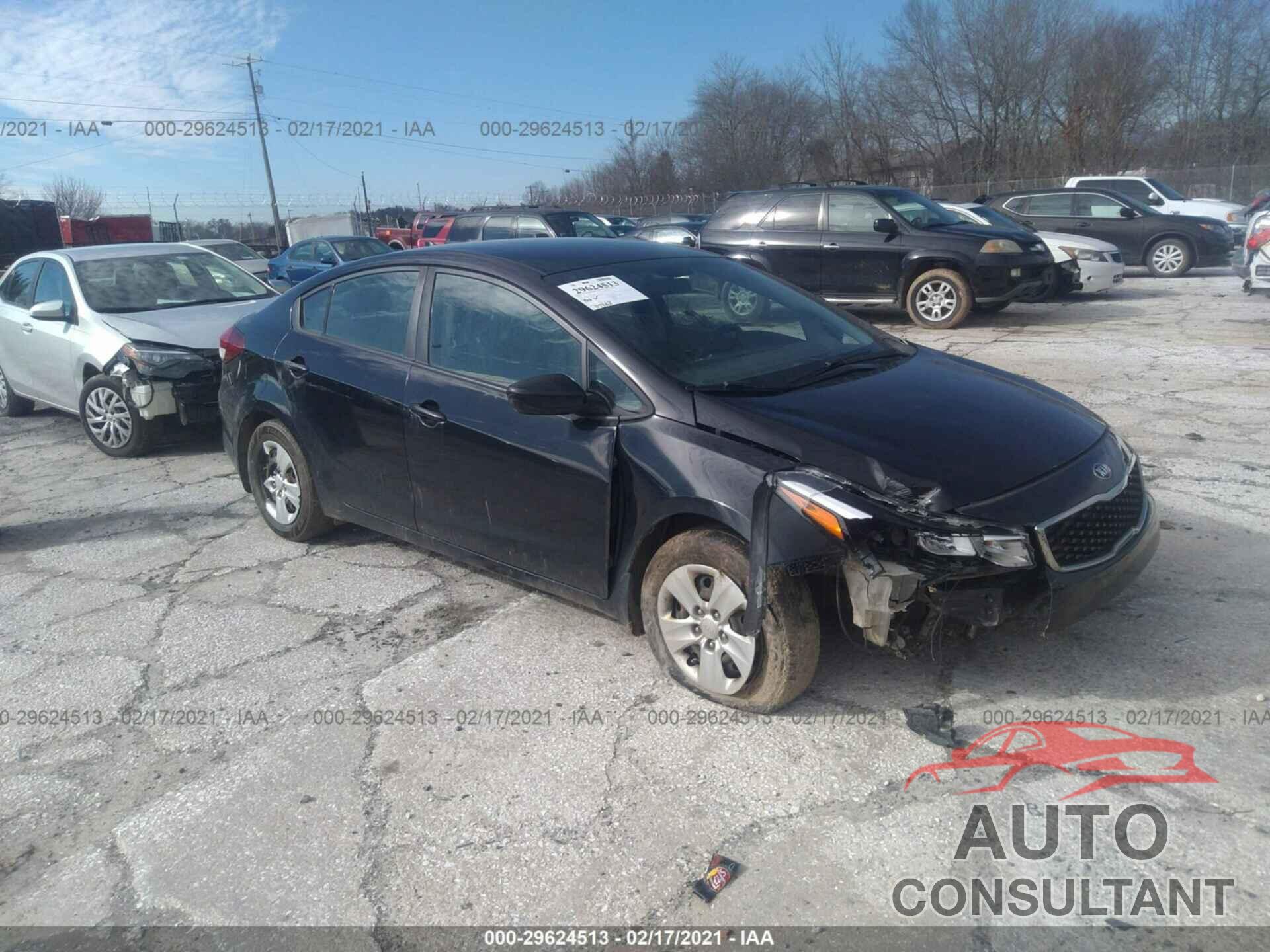KIA FORTE 2017 - 3KPFK4A75HE058096