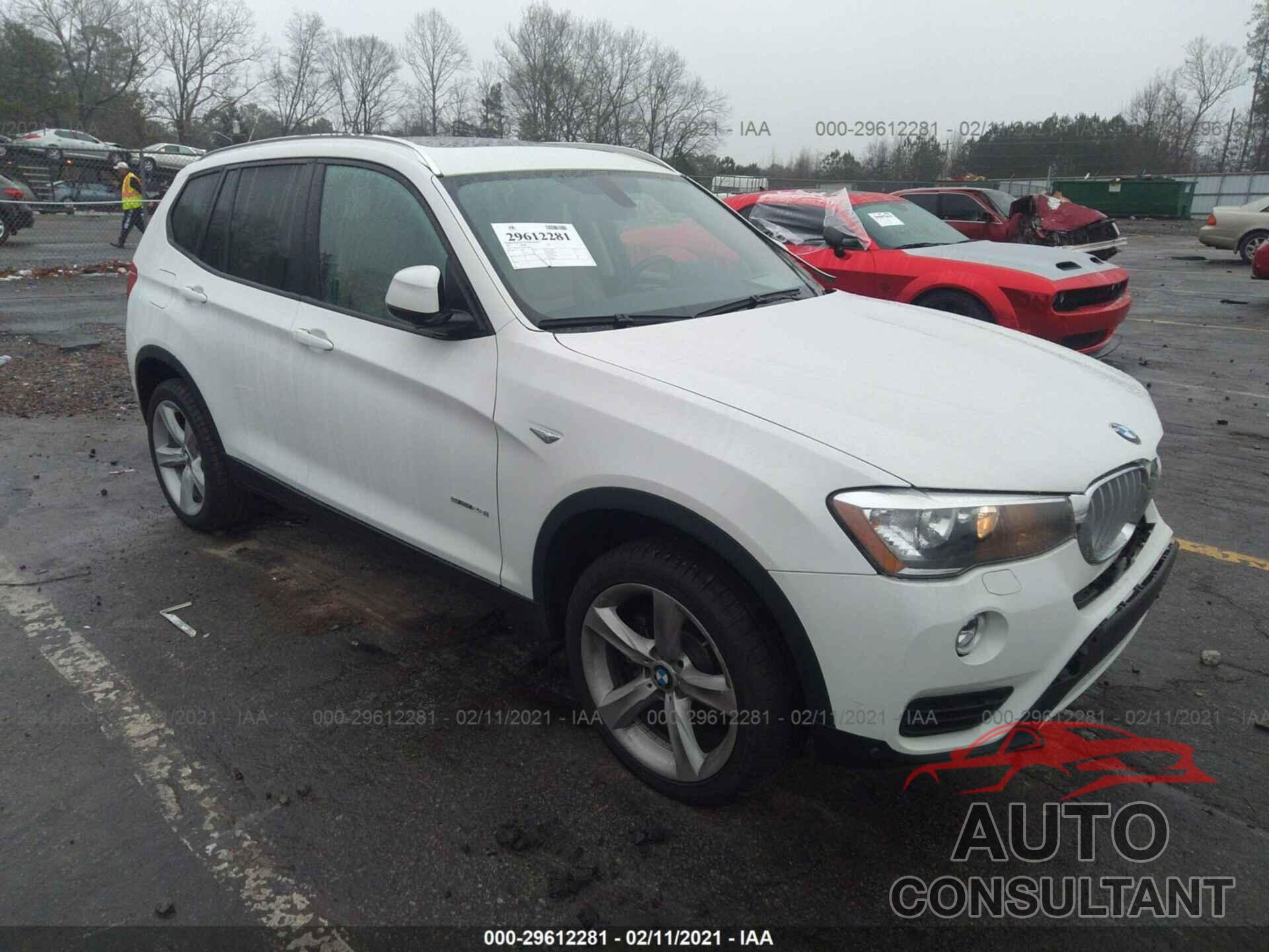 BMW X3 2017 - 5UXWZ7C36H0X40600